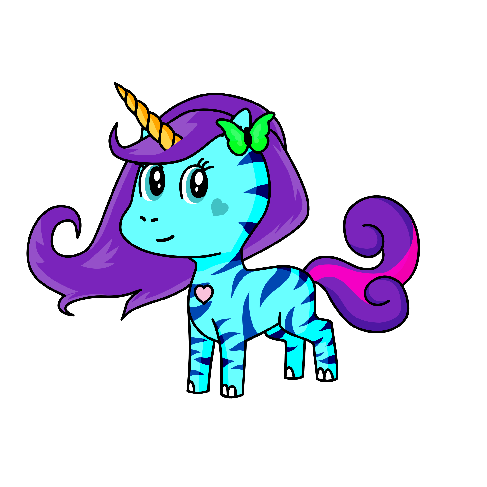 Lucky , the unicorn