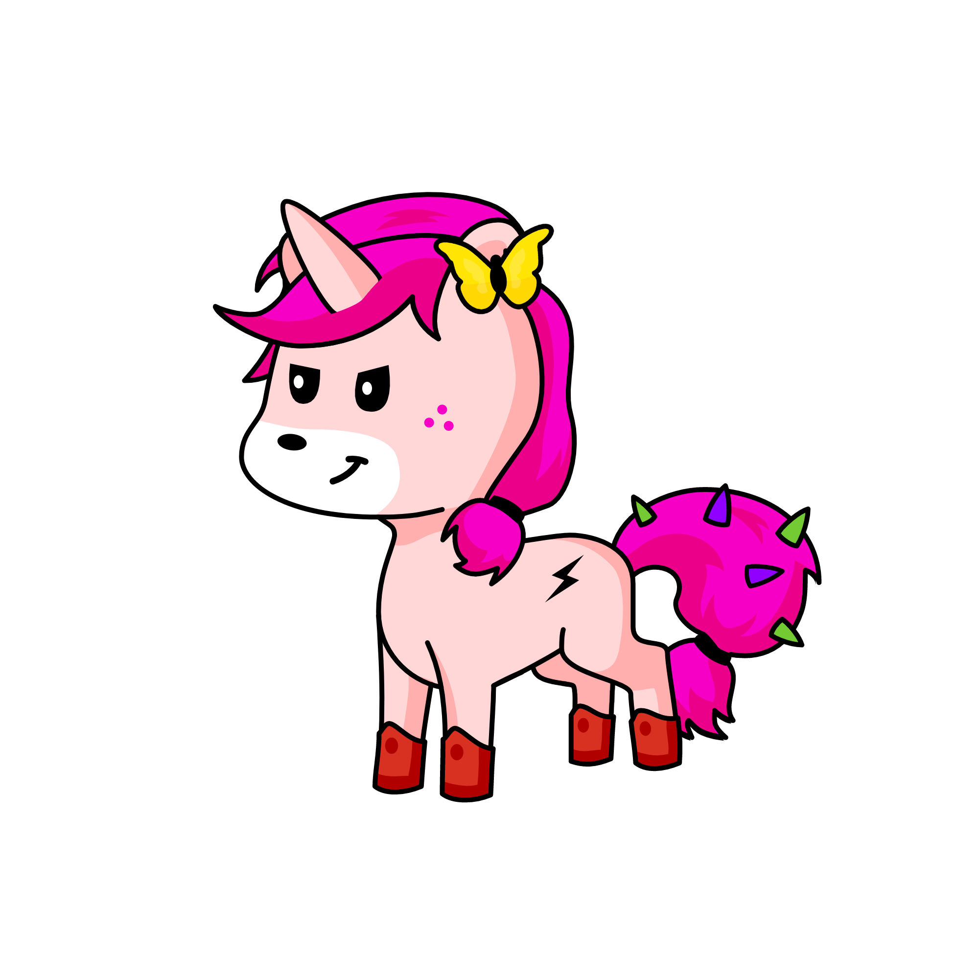 pink, the unicorn