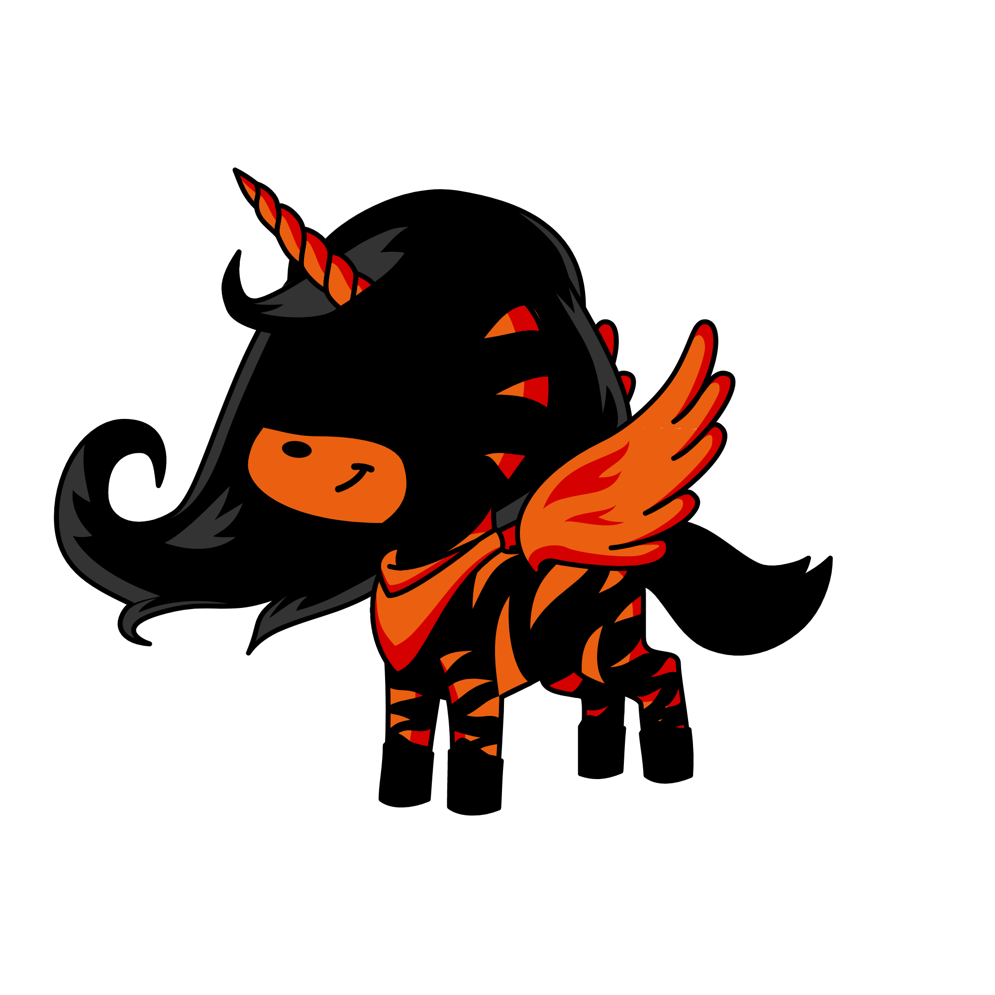 You want wings? Go to the about page and scroll to the bottom and click the wings and BAM!!!! wingss, the unicorn