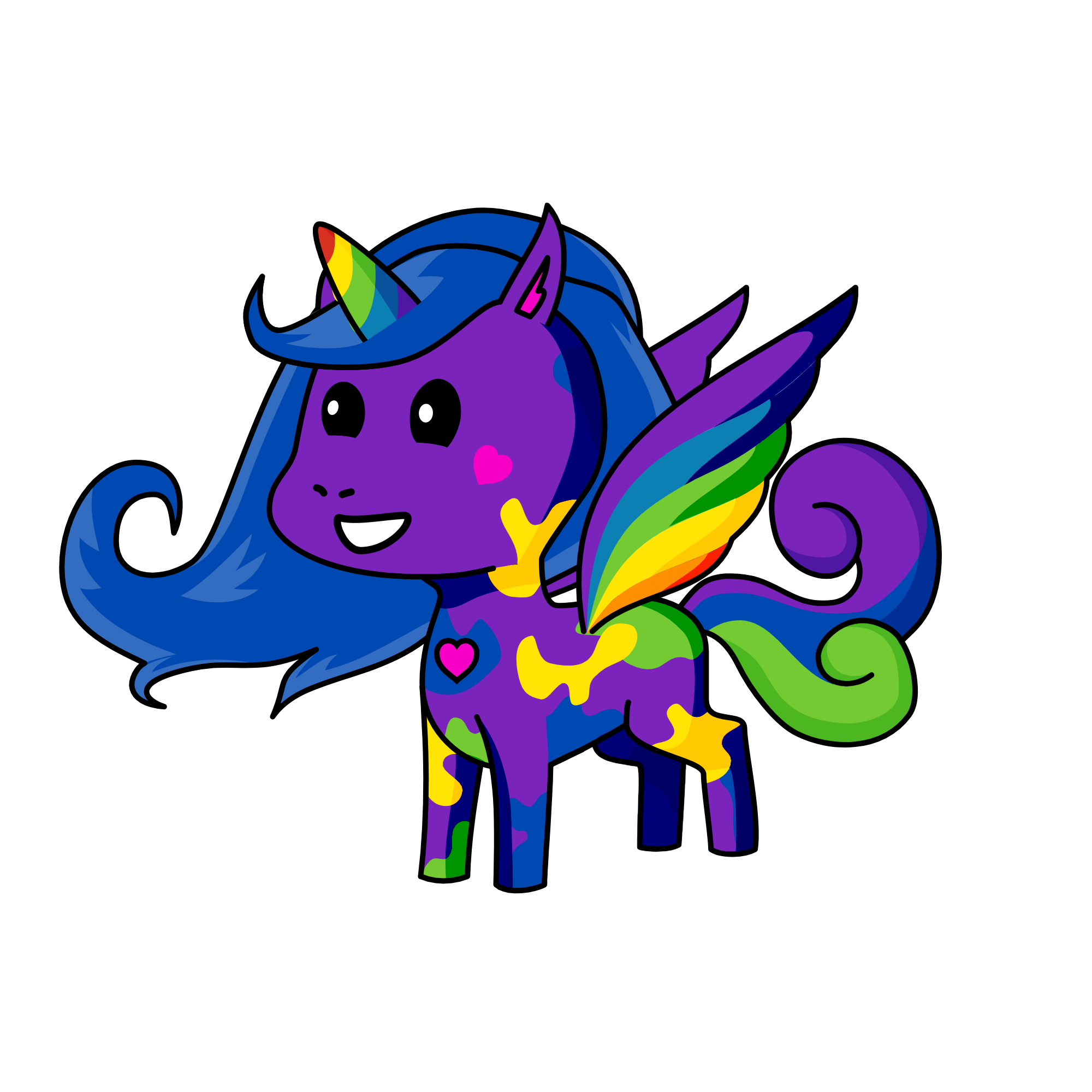 Hi, want WINGS?! Go to the about page and scroll down untill you see You can add wings to your , the unicorn