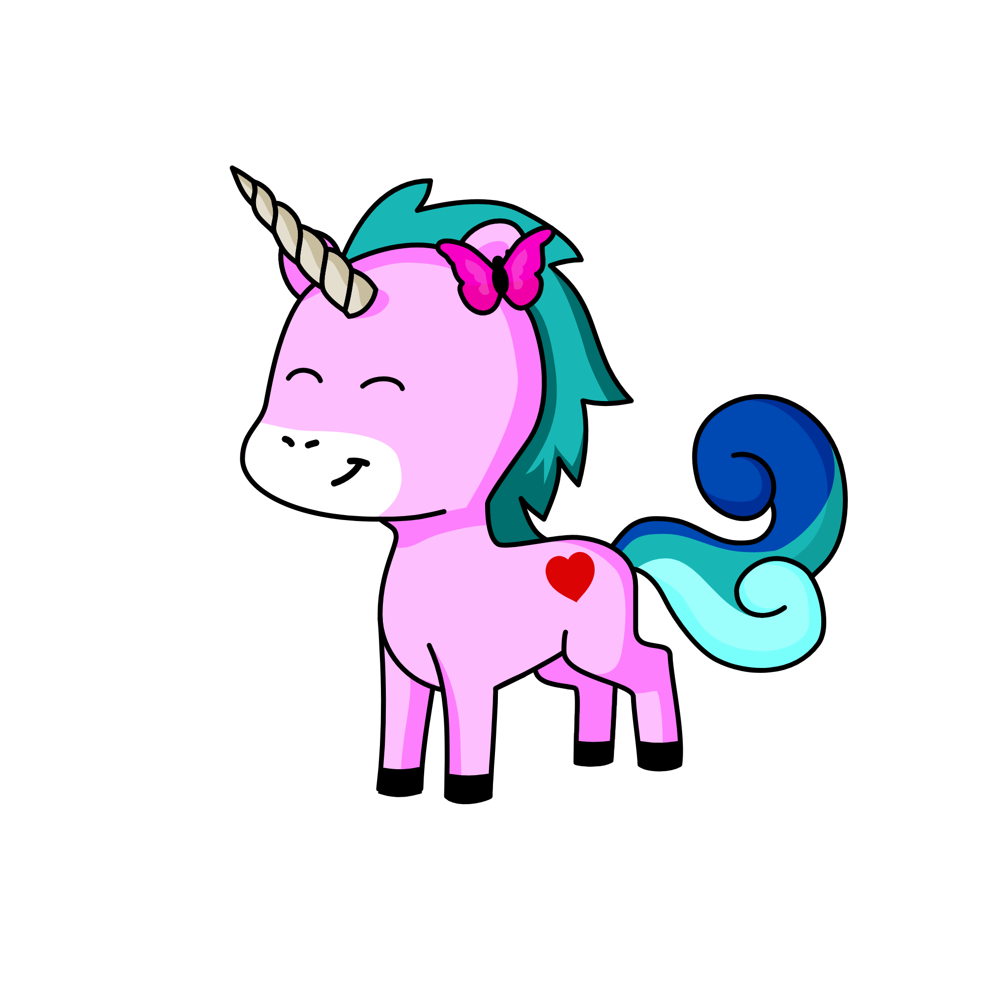 pretty, the unicorn