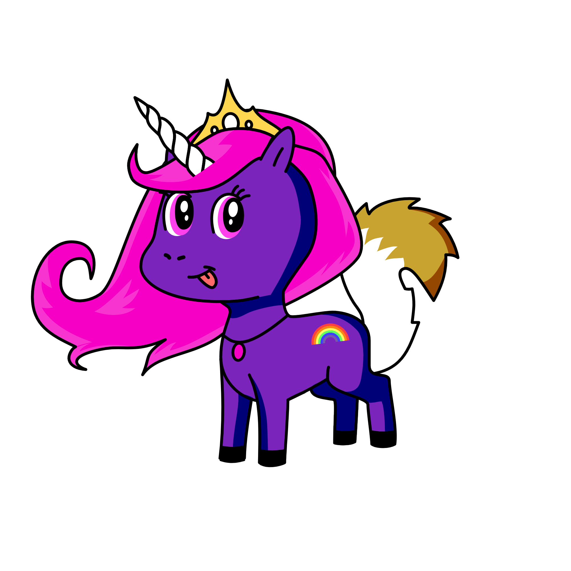 ski, the unicorn