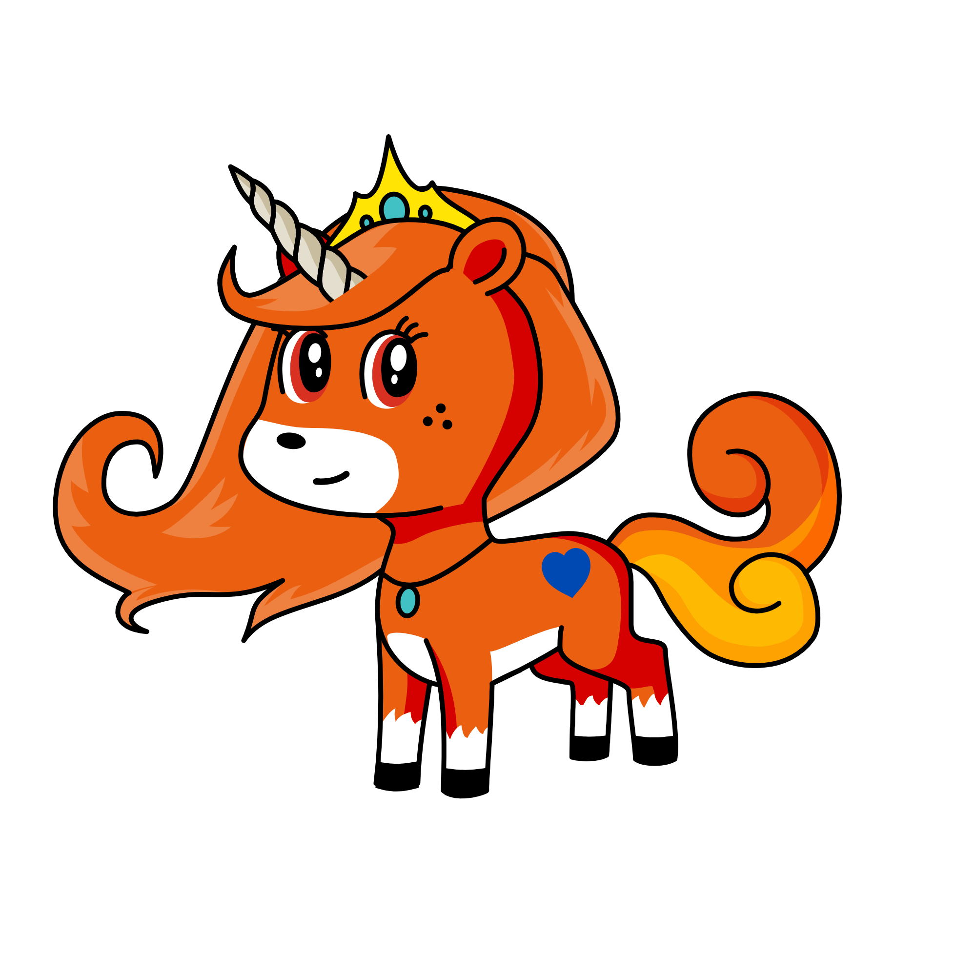 FOXY, the unicorn