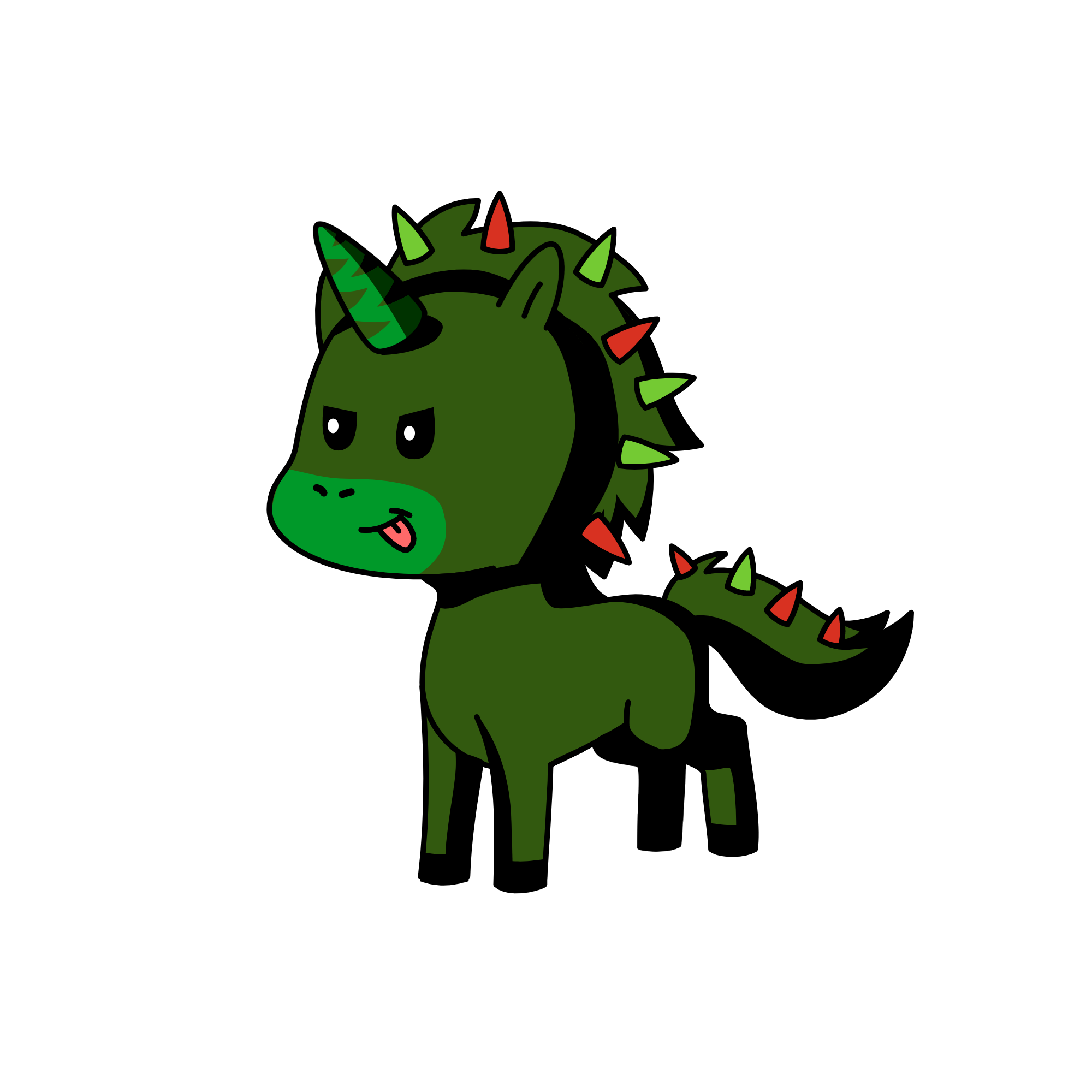 Dinocorn, the unicorn