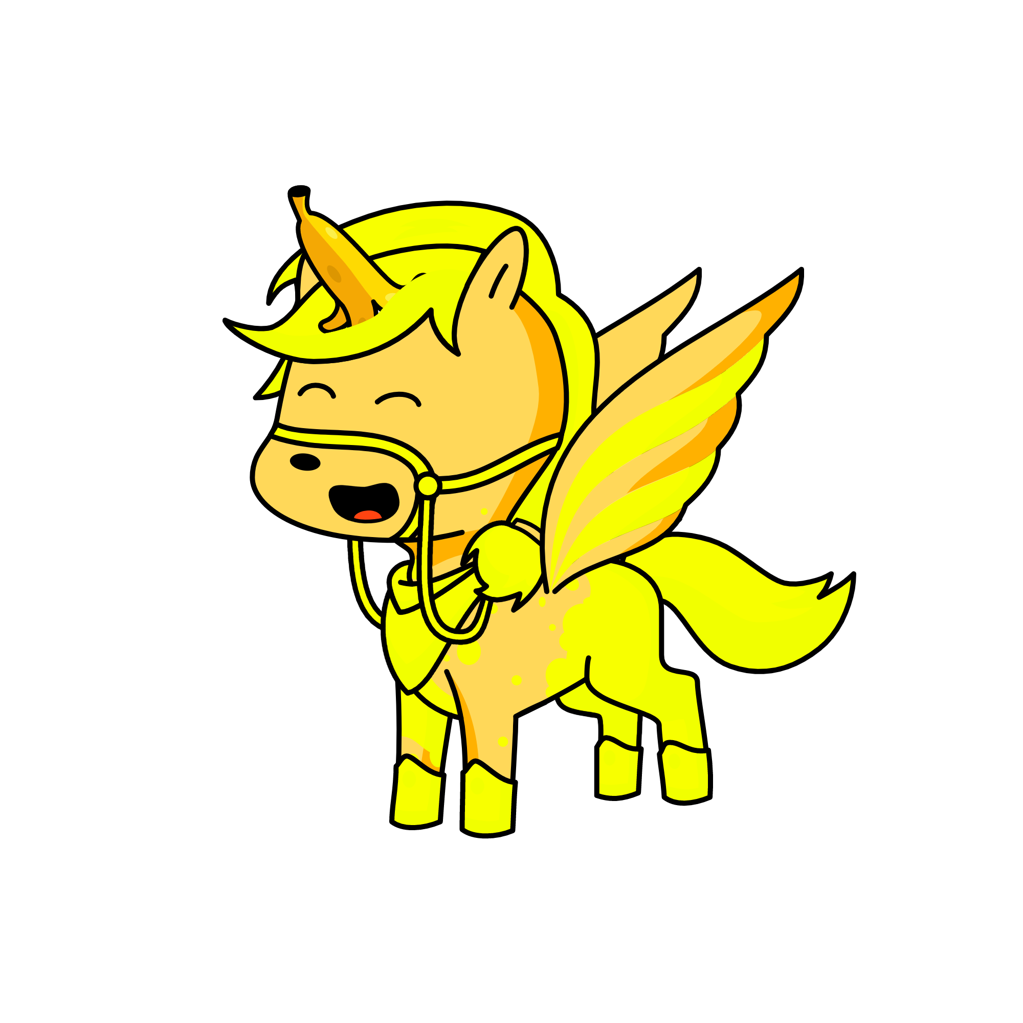 Banana, the unicorn