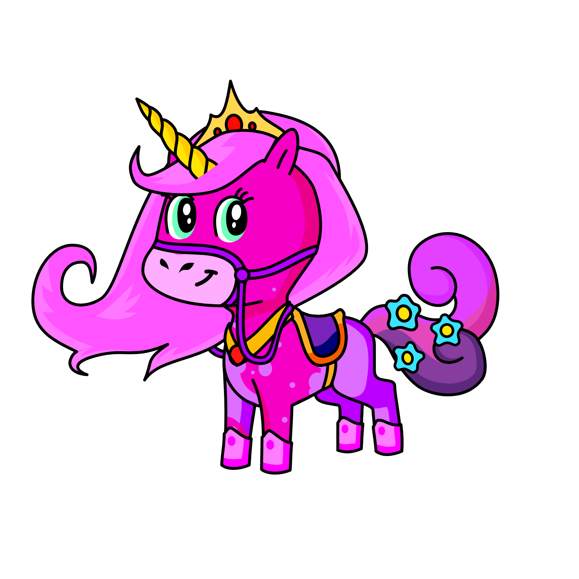 princess Rosey, the unicorn