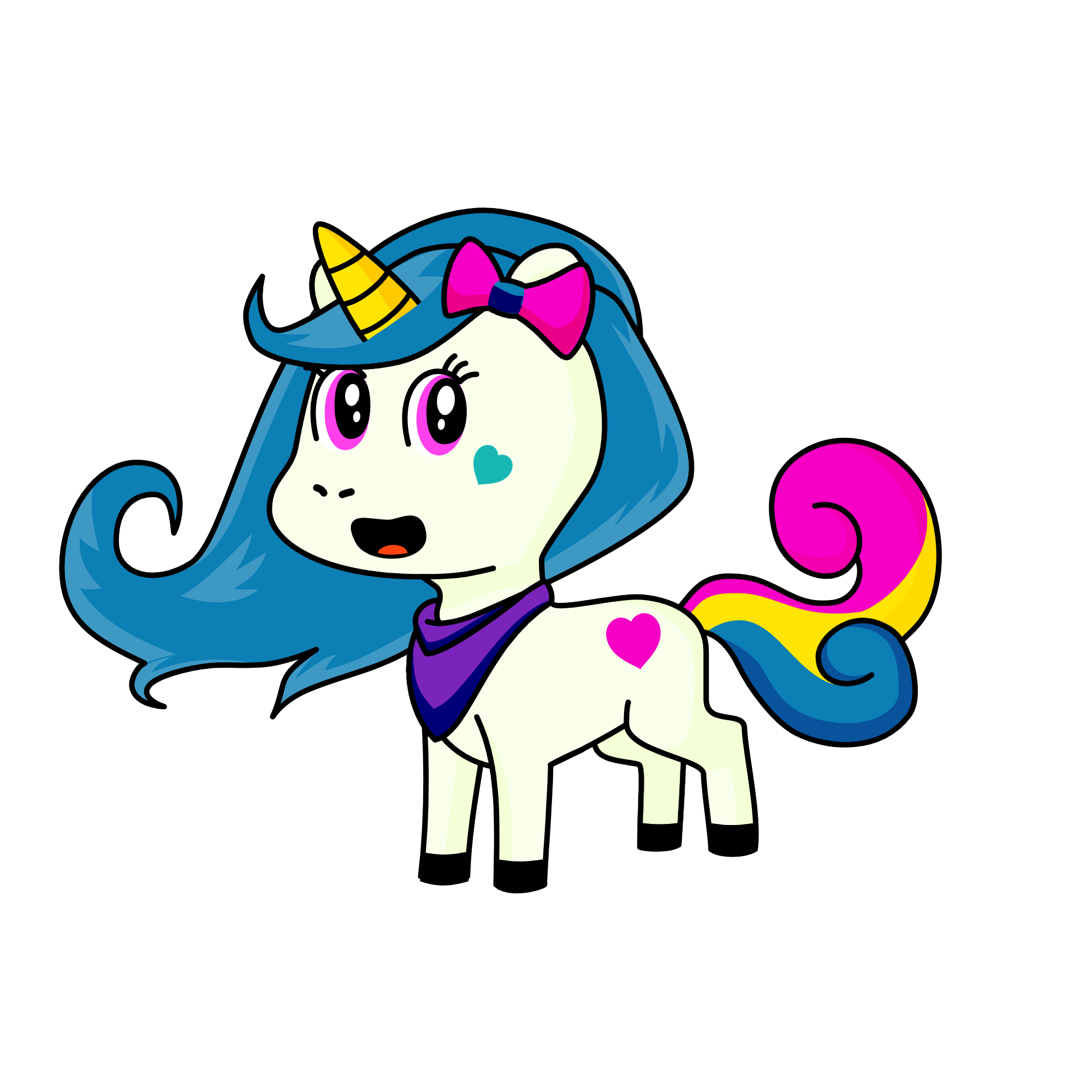 rainbow, the unicorn