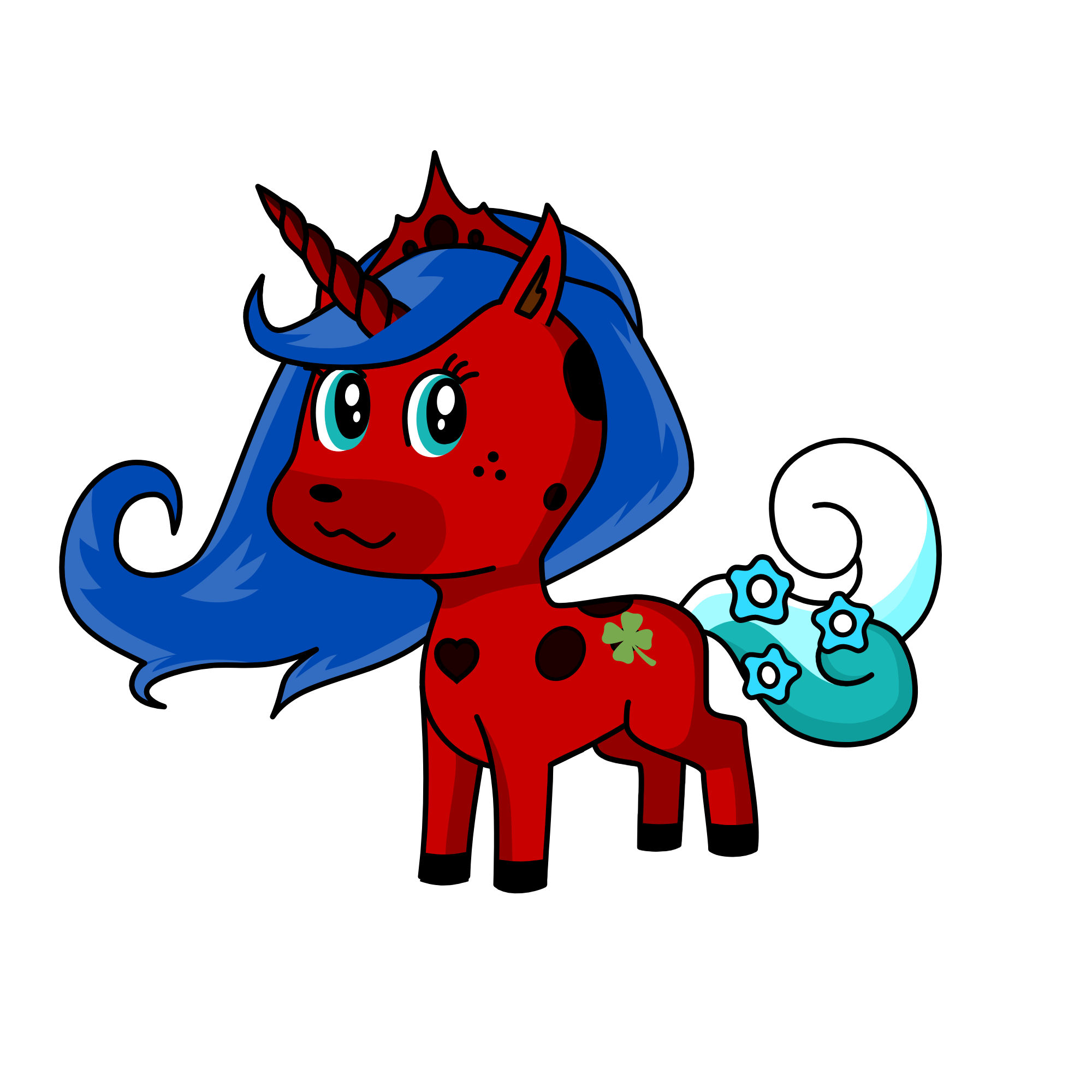snow ladybug, the unicorn