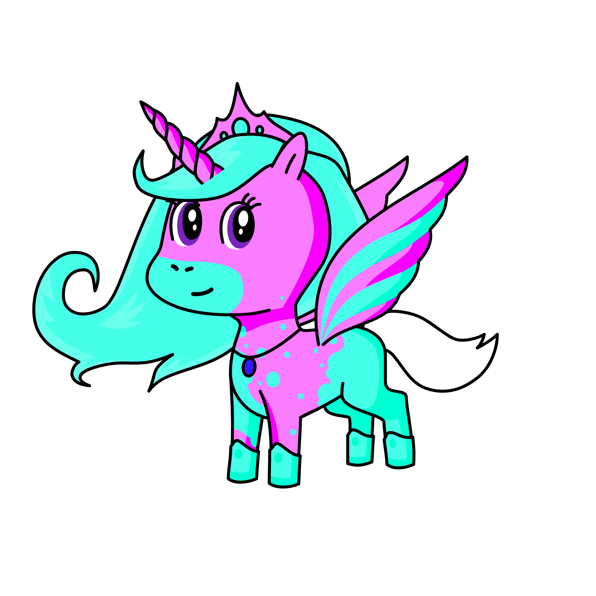 Winter Breeze, the unicorn