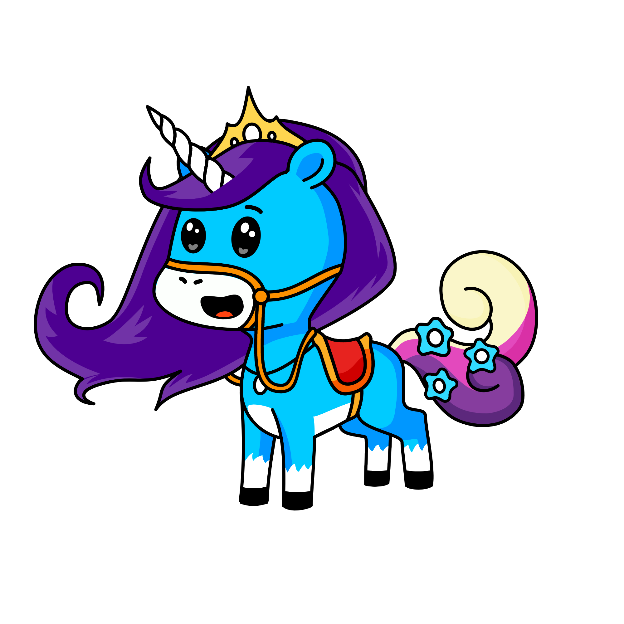 Queen Moonlight, the unicorn