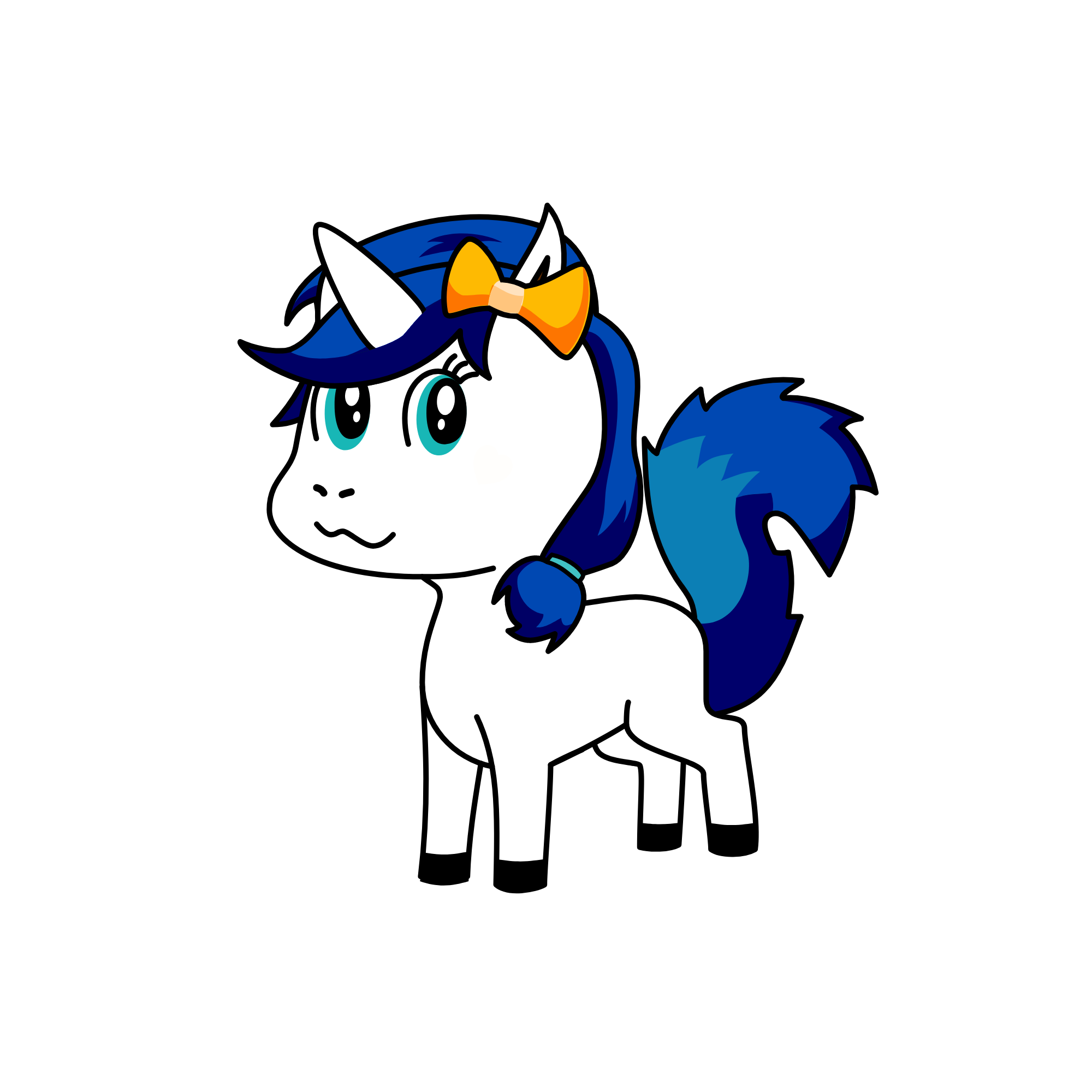 Burbuja Ojos Delicados, the unicorn