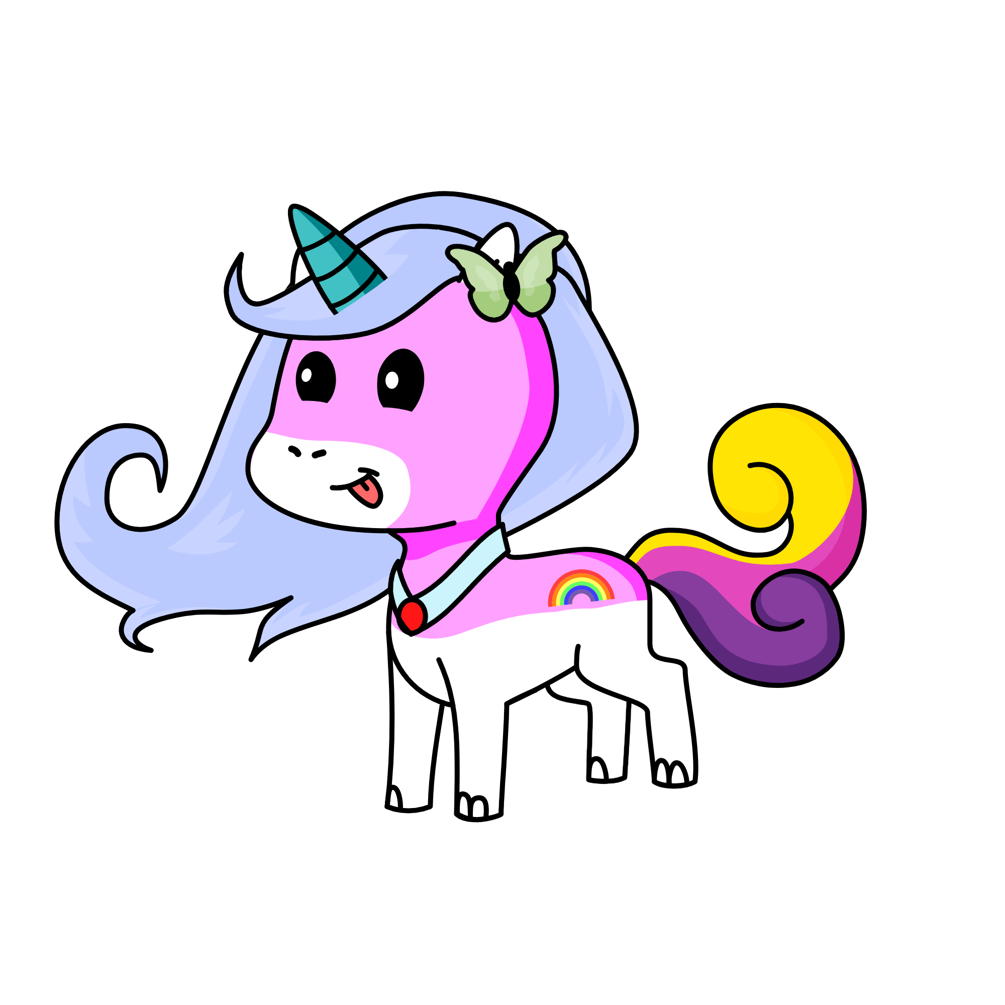 pinky, the unicorn