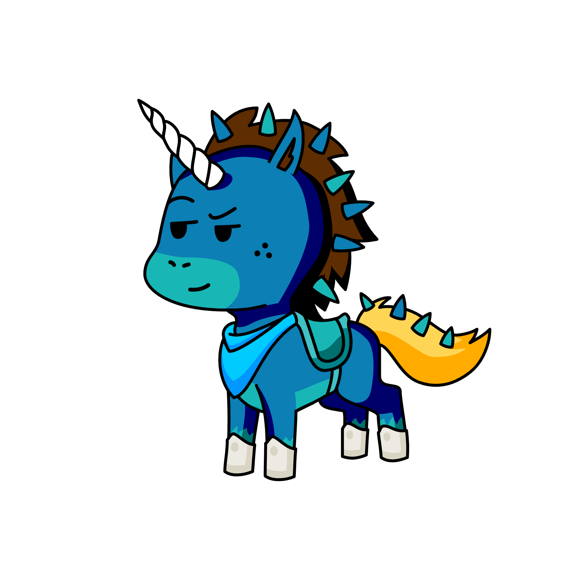 The Unicorn of Night!, the unicorn
