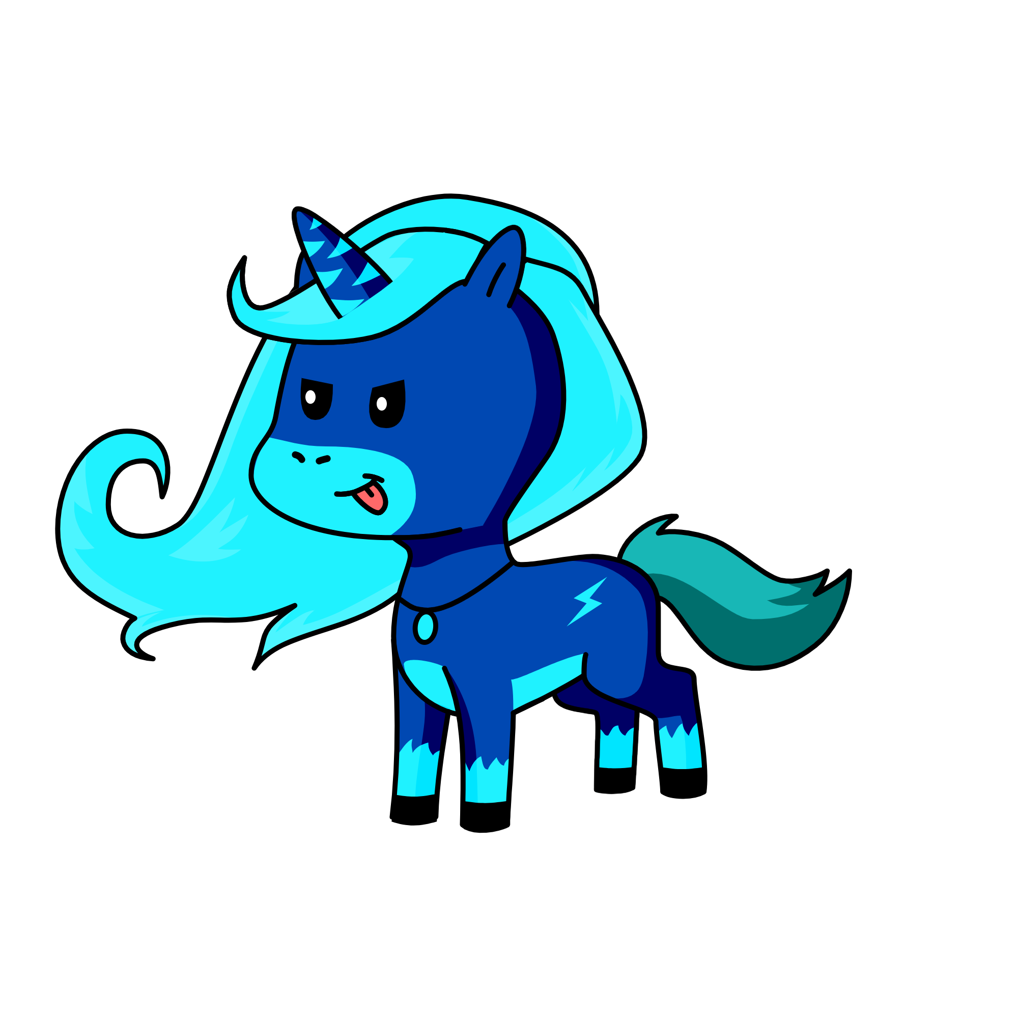 Sparky, the unicorn