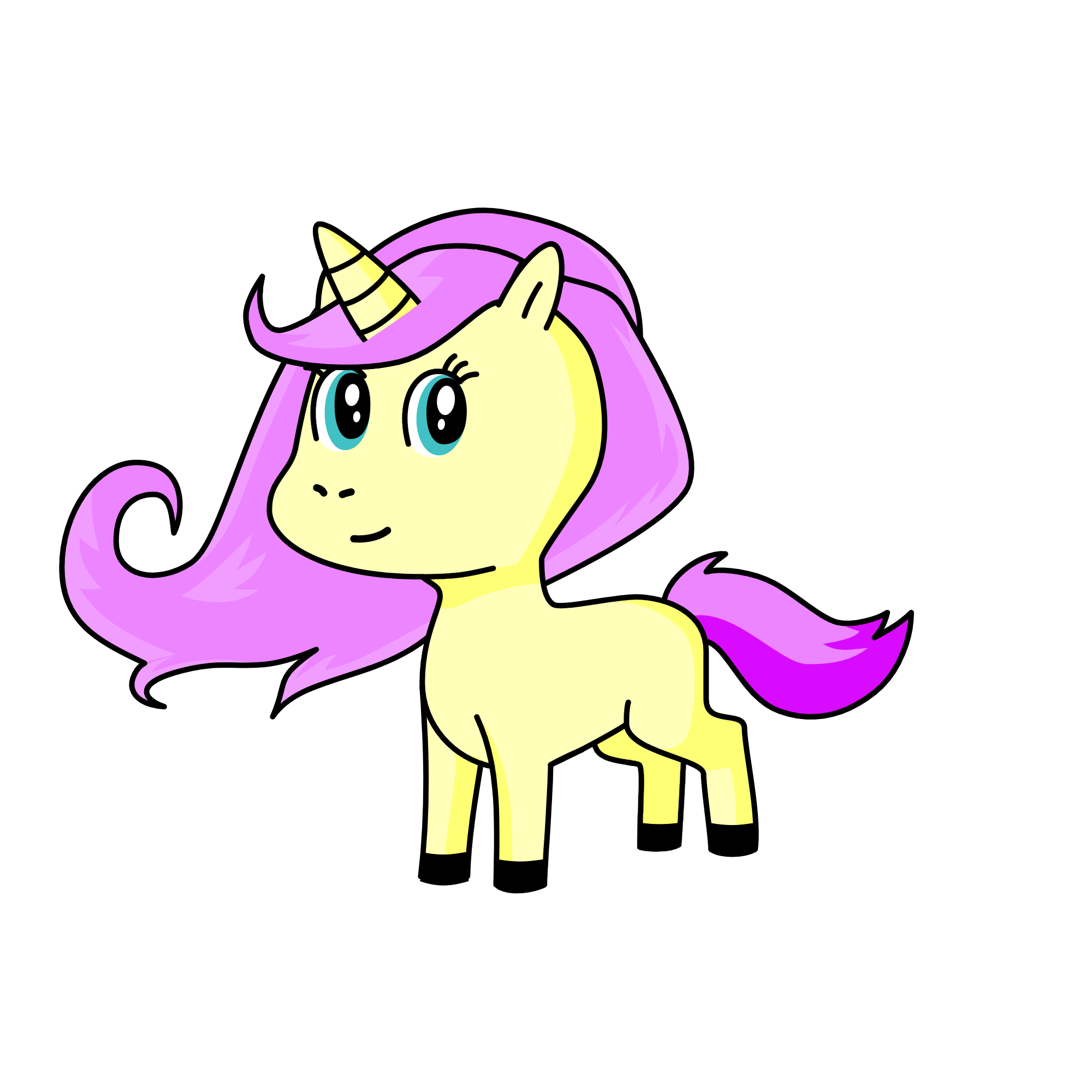 Fluttershy, the unicorn