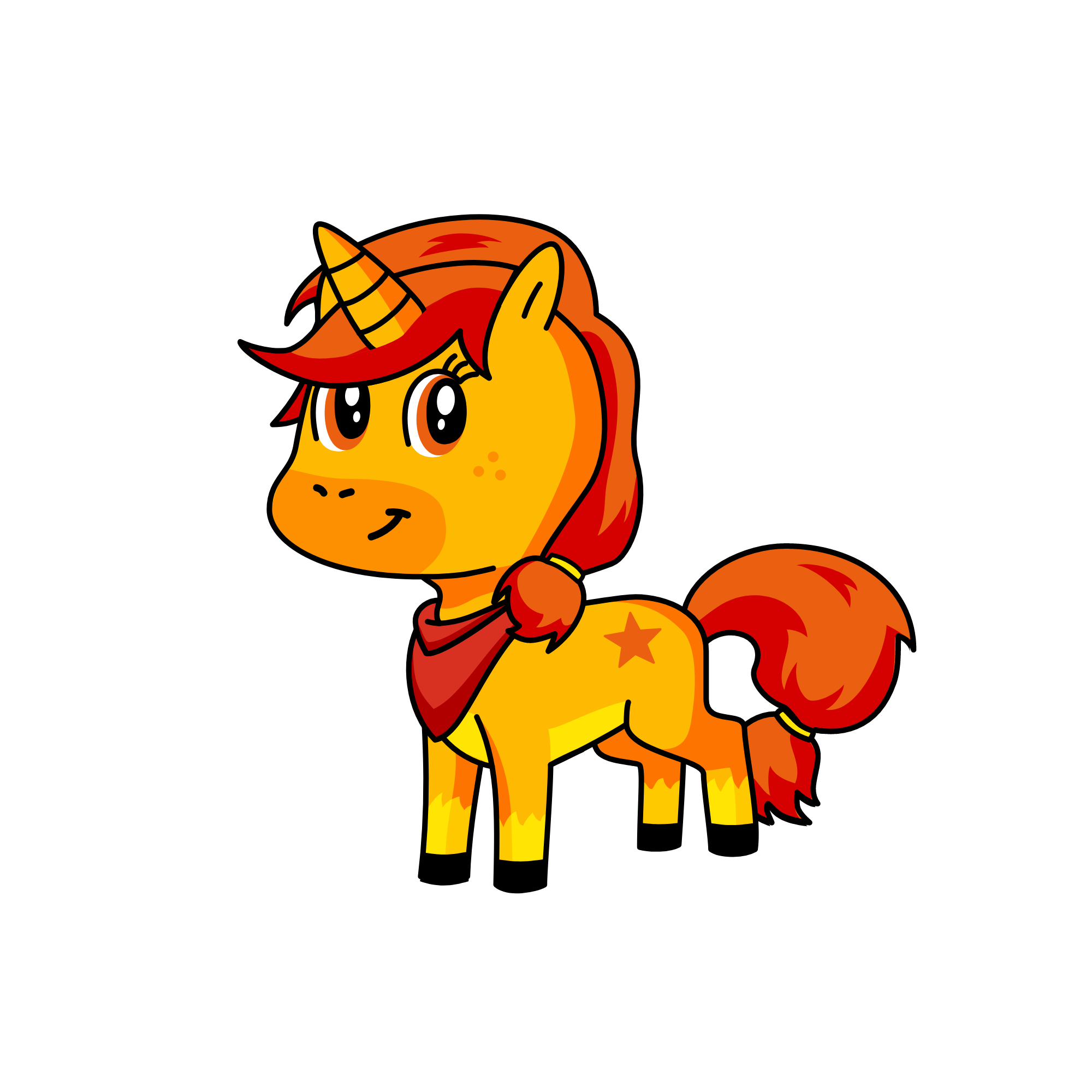 Apples, the unicorn