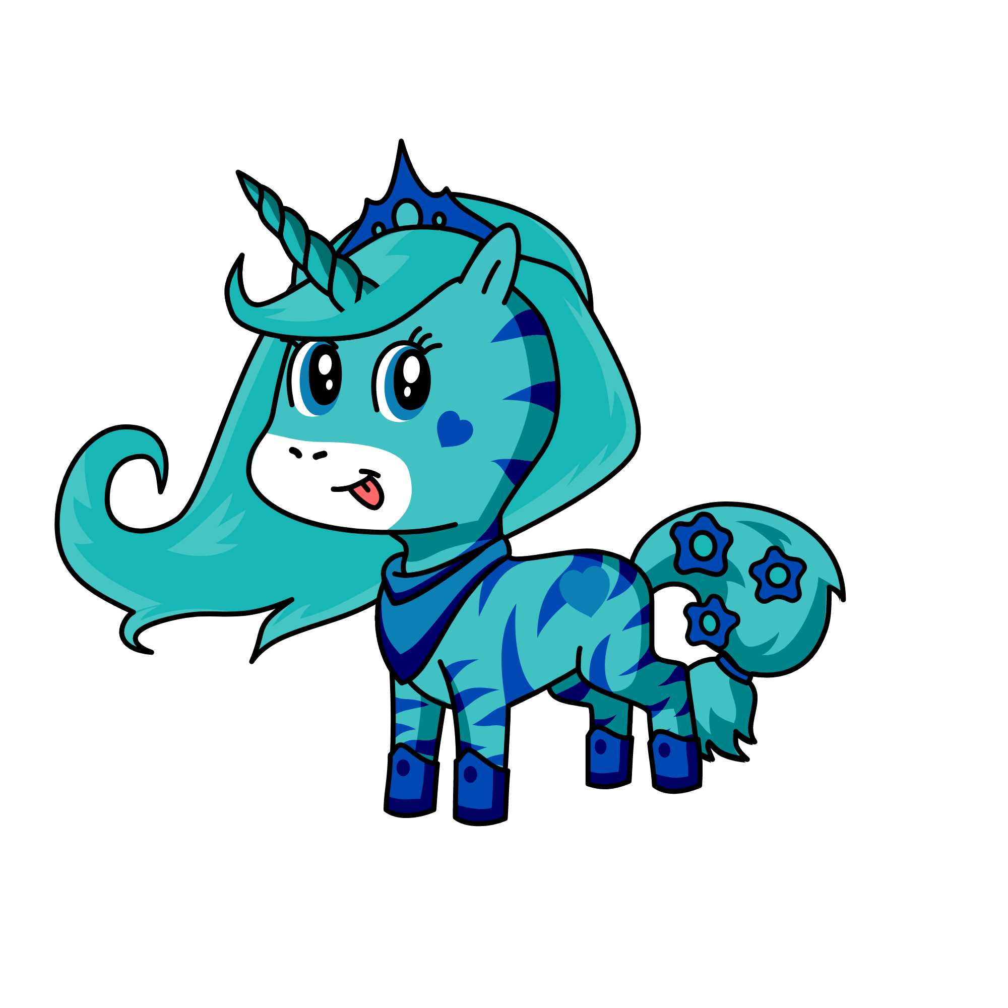 aqua, the unicorn