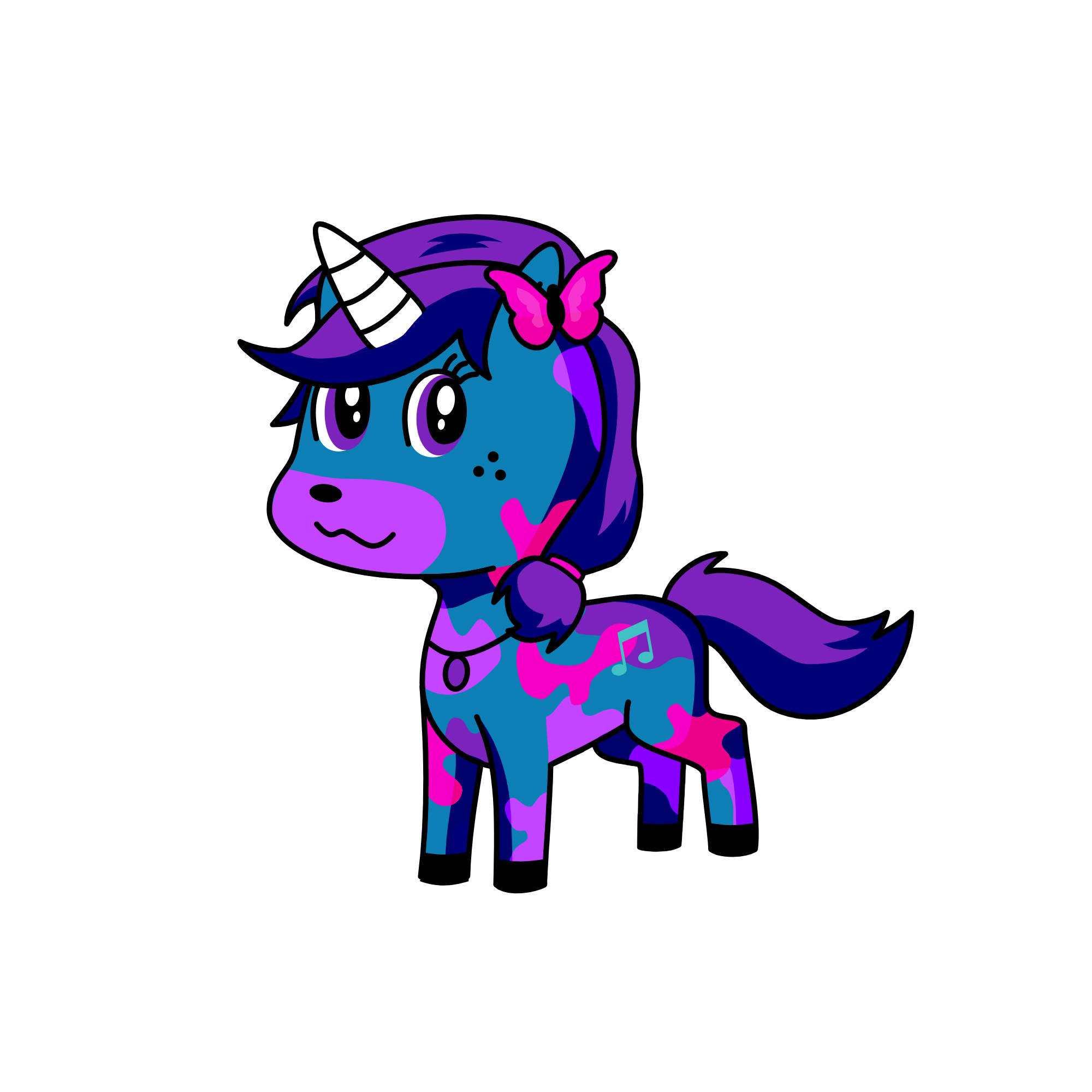 flower, the unicorn