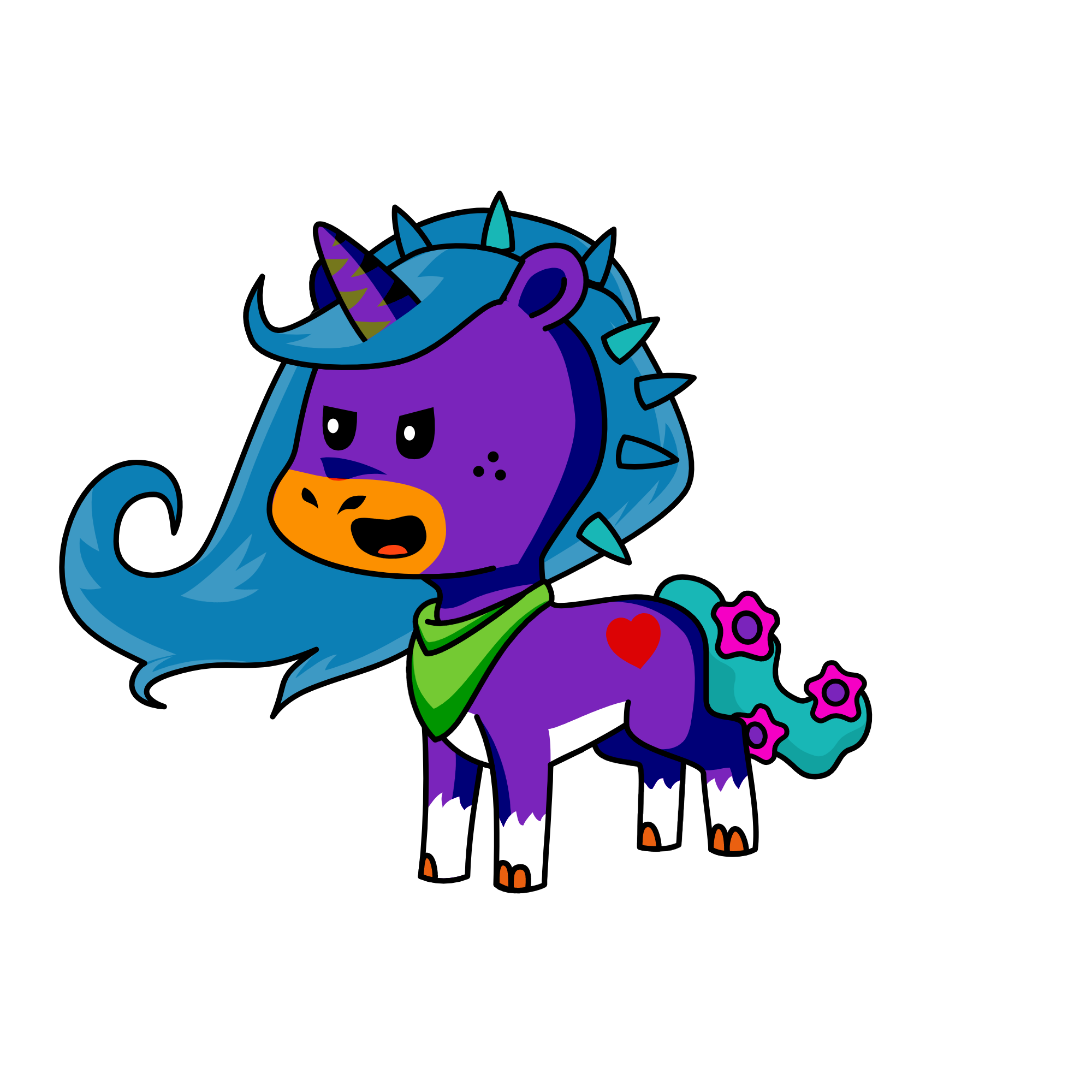 Liffty, the unicorn