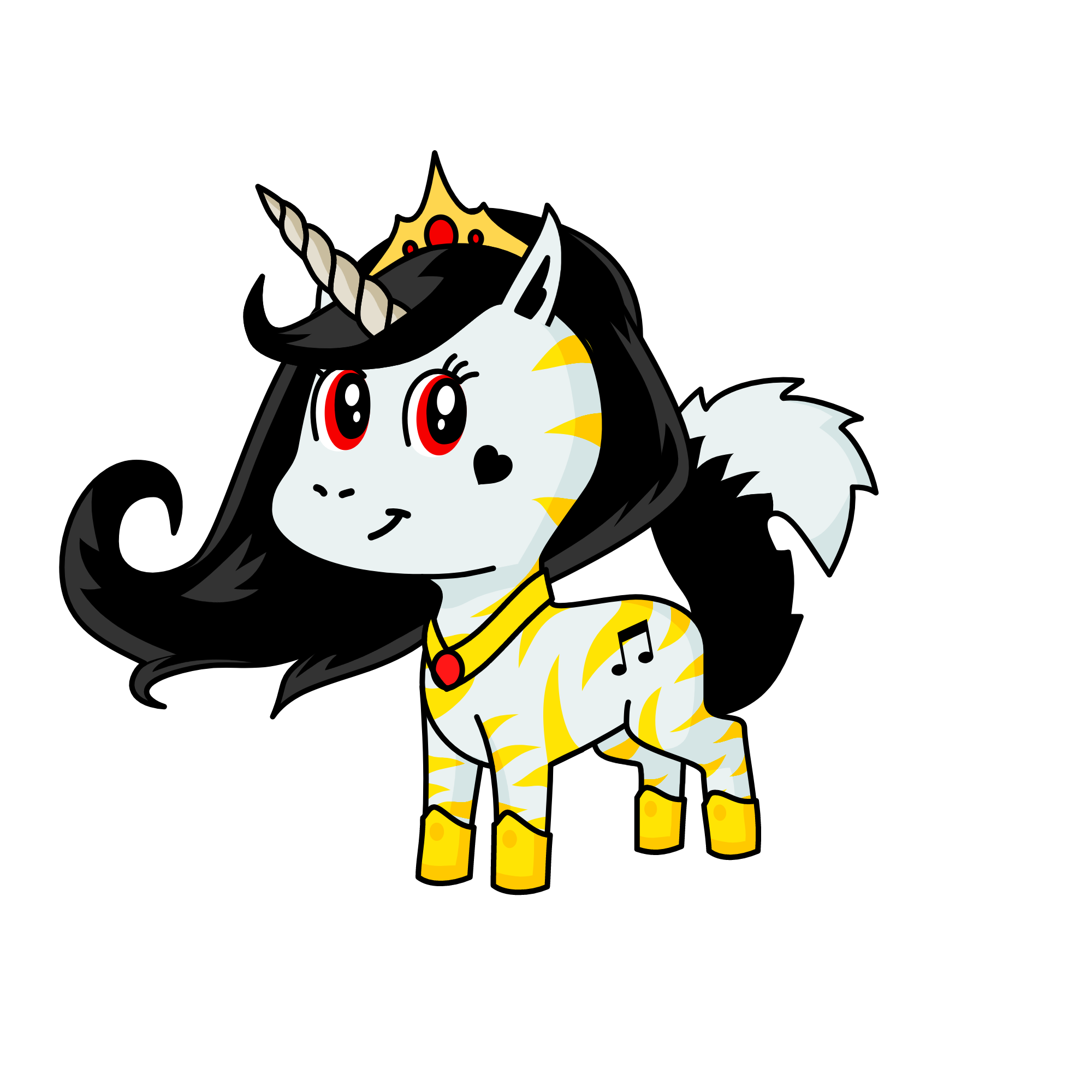 Princess Moon, the unicorn