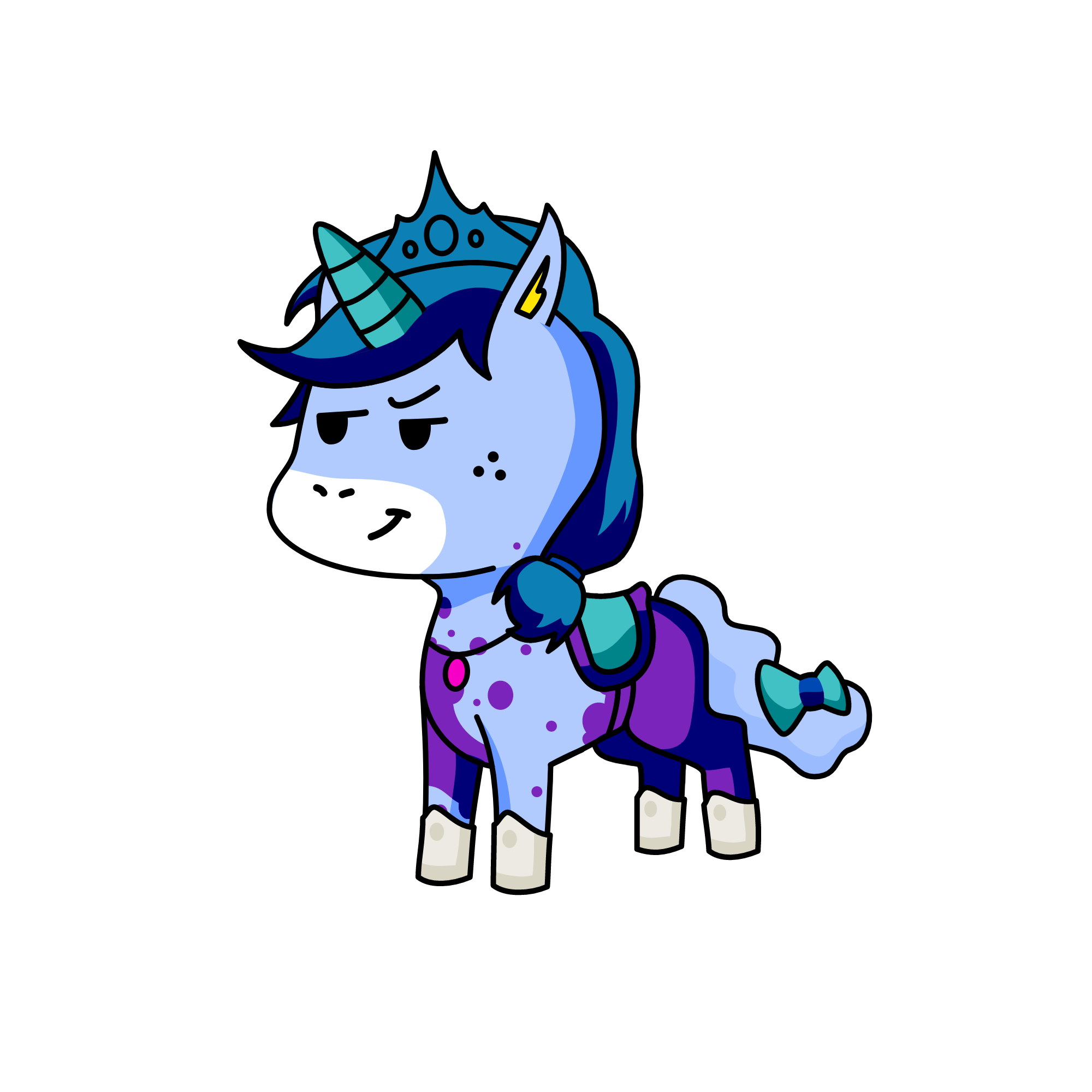 Snow, the unicorn