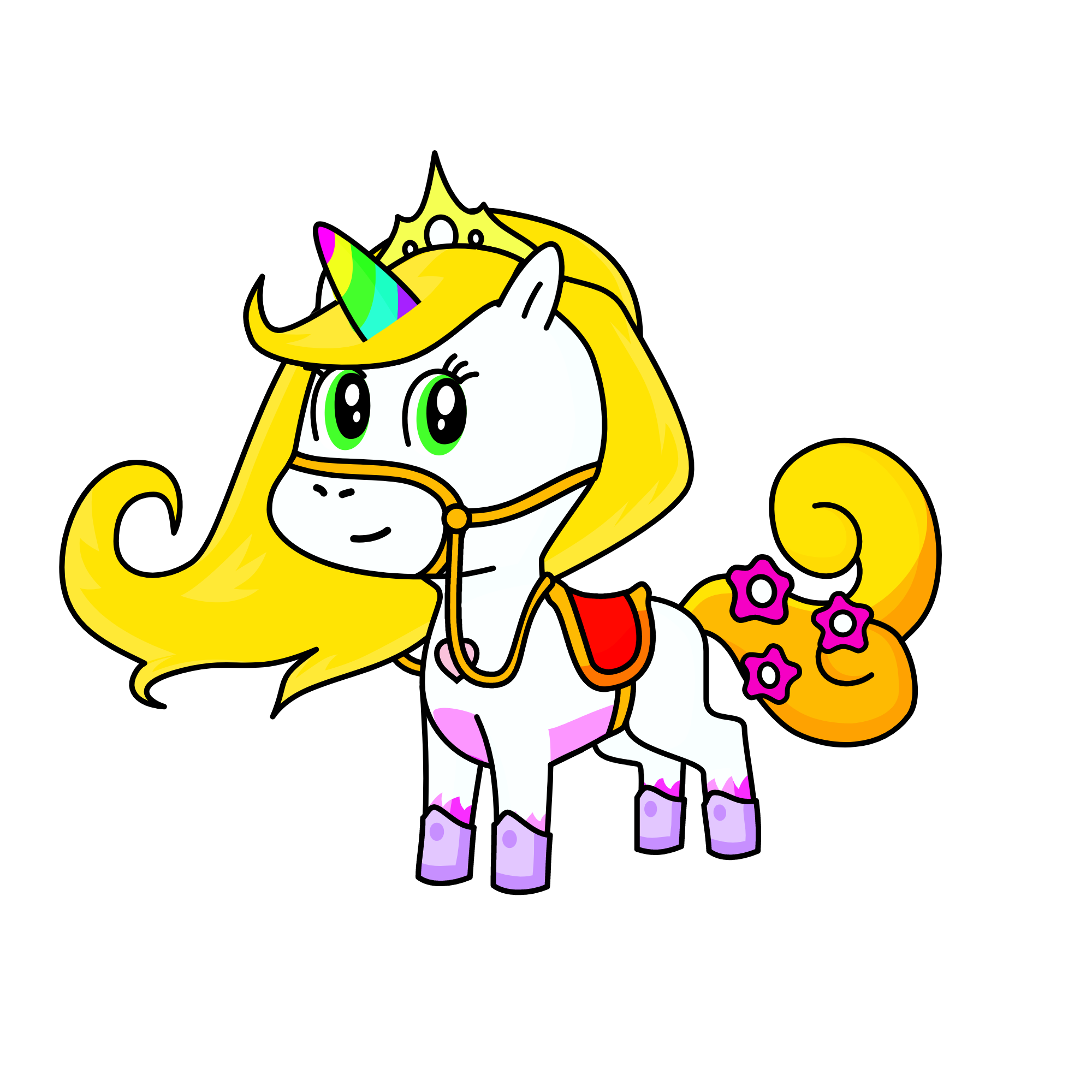 Lady, the unicorn