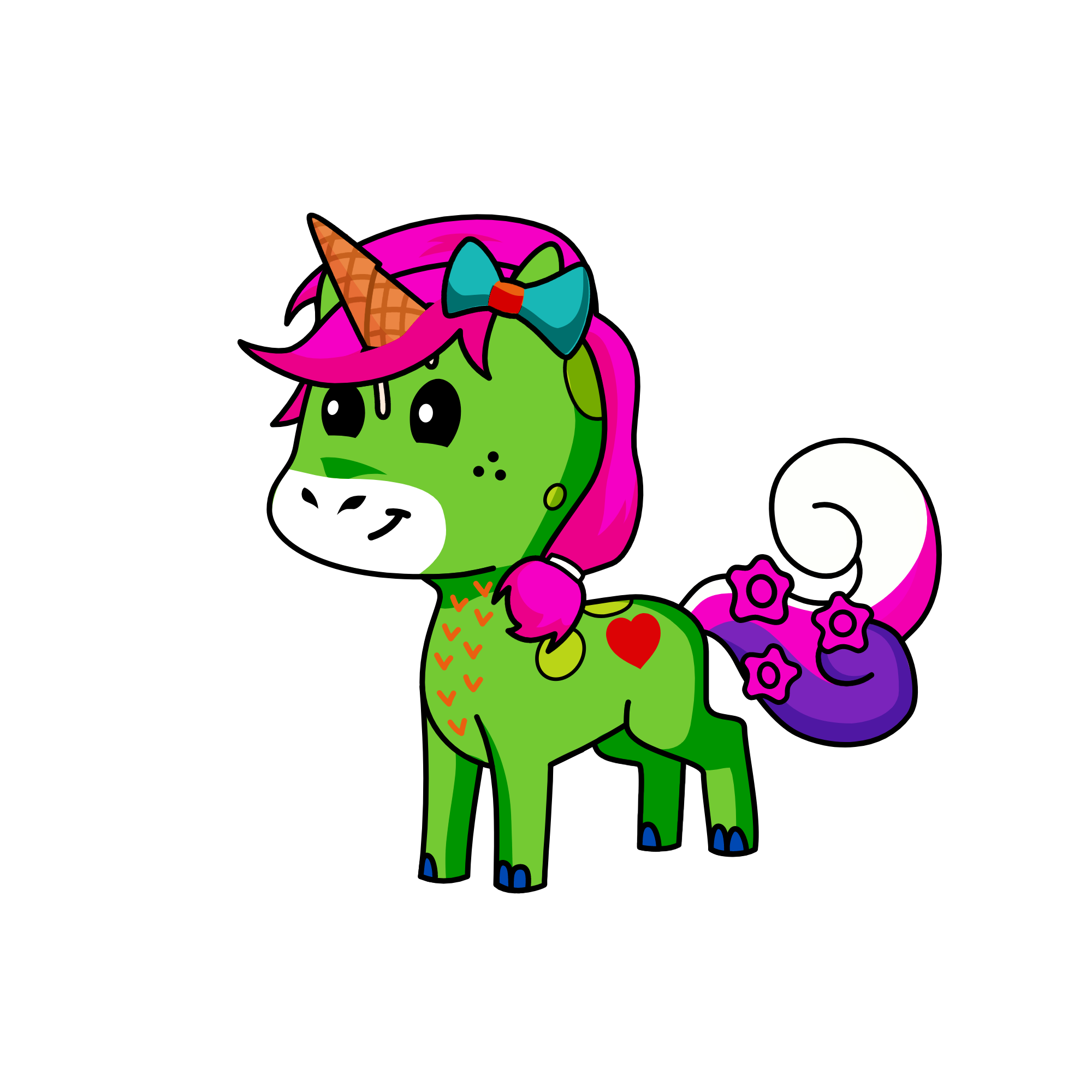 Morning Star, the unicorn