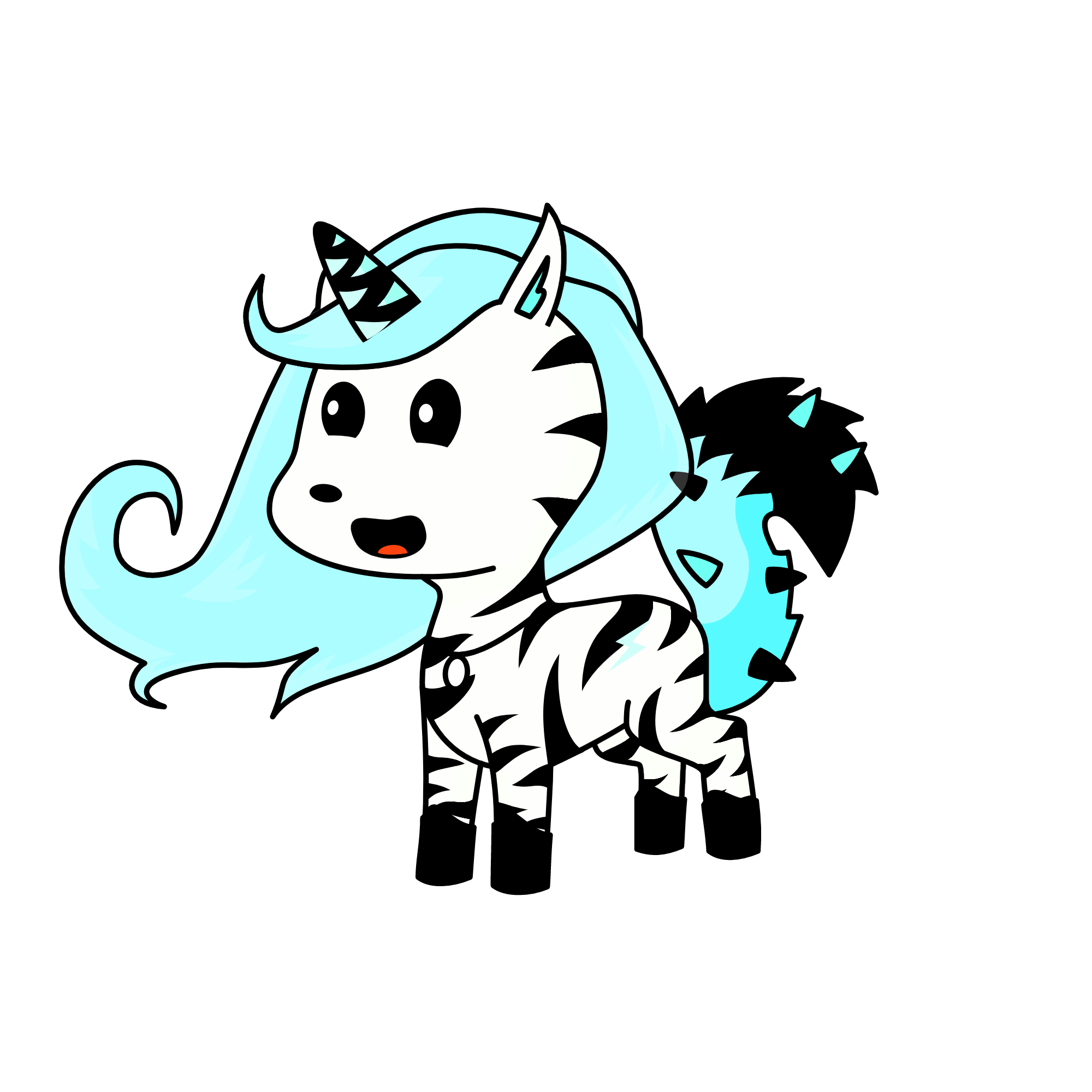 Darky, the unicorn