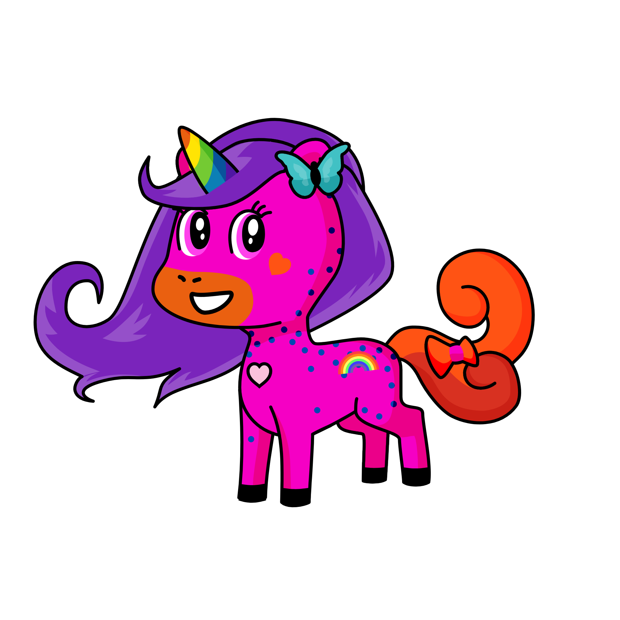 la la la, the unicorn