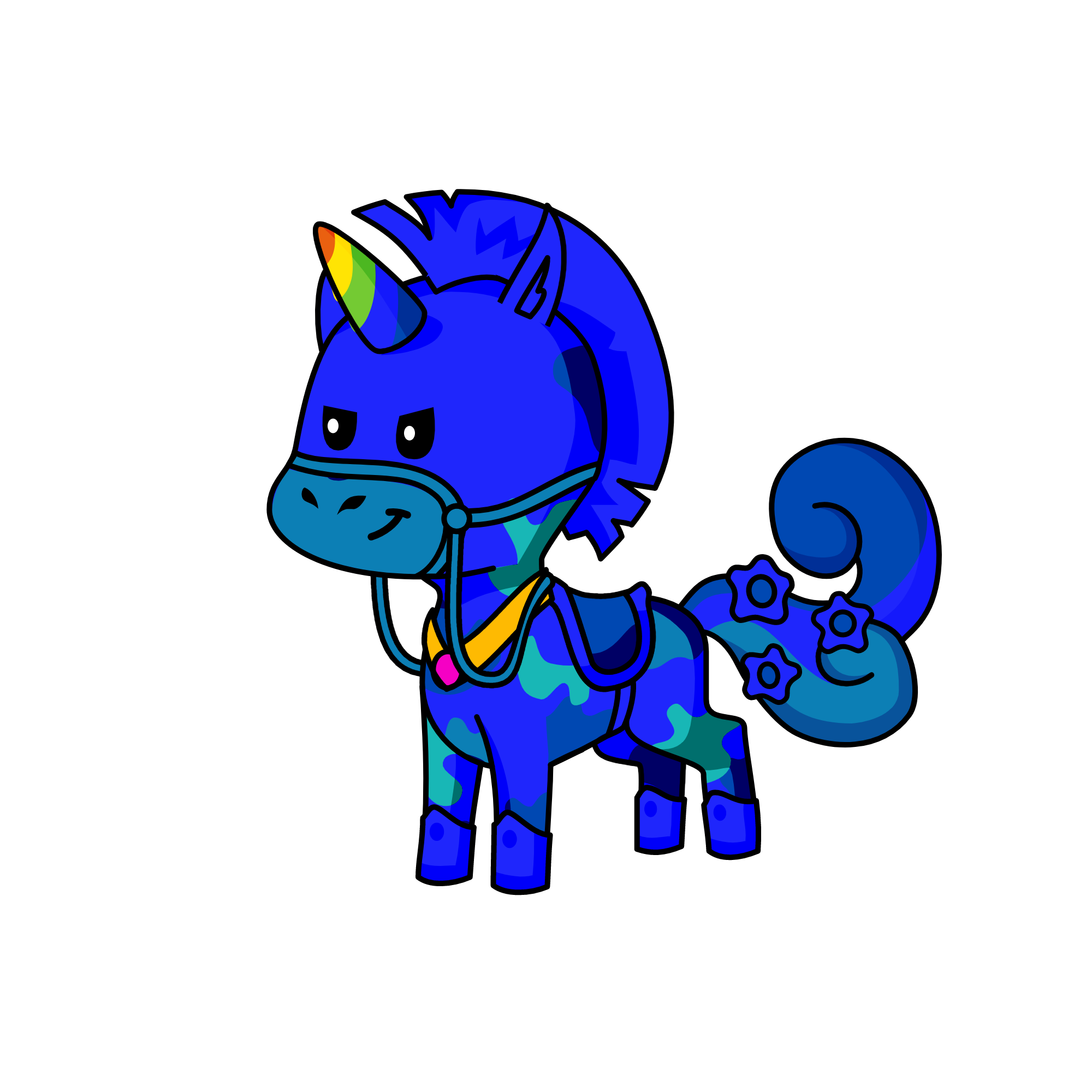brave laser, the unicorn