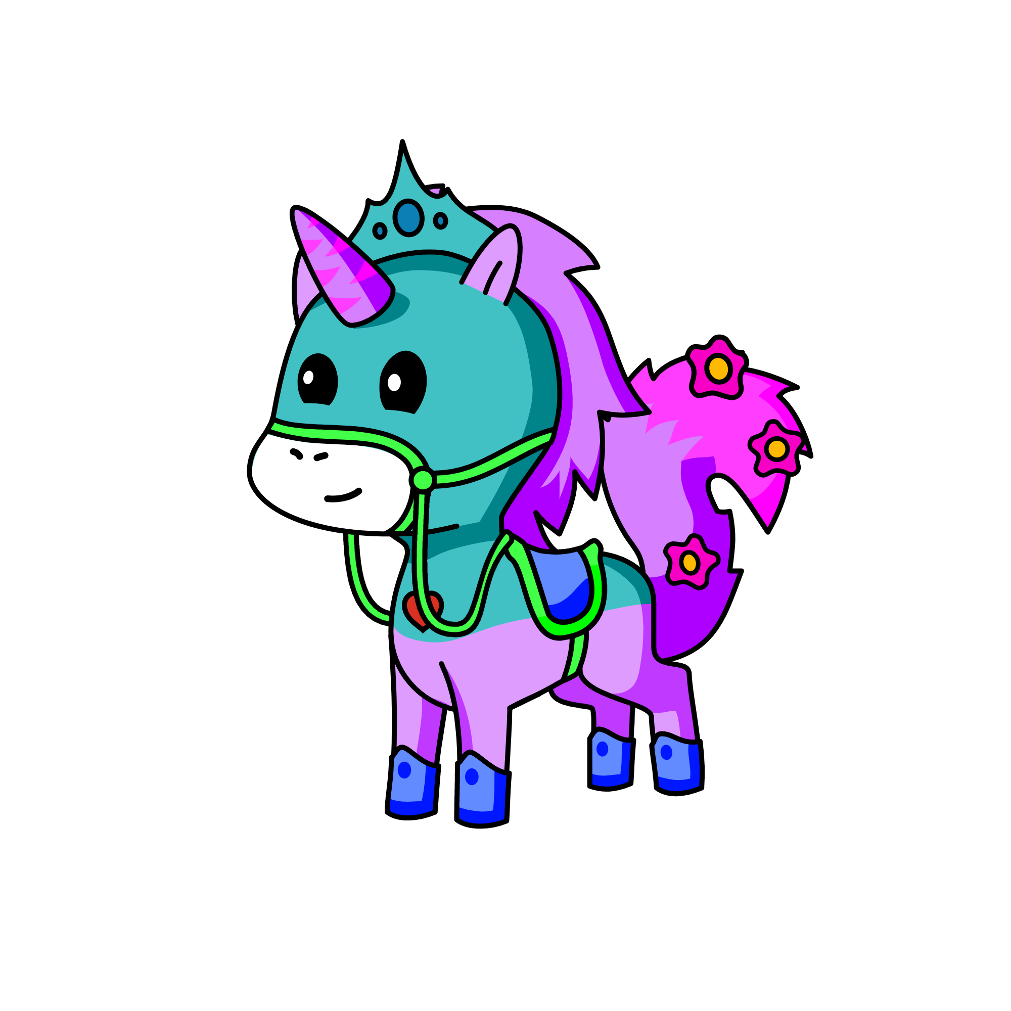 Snowy, the unicorn