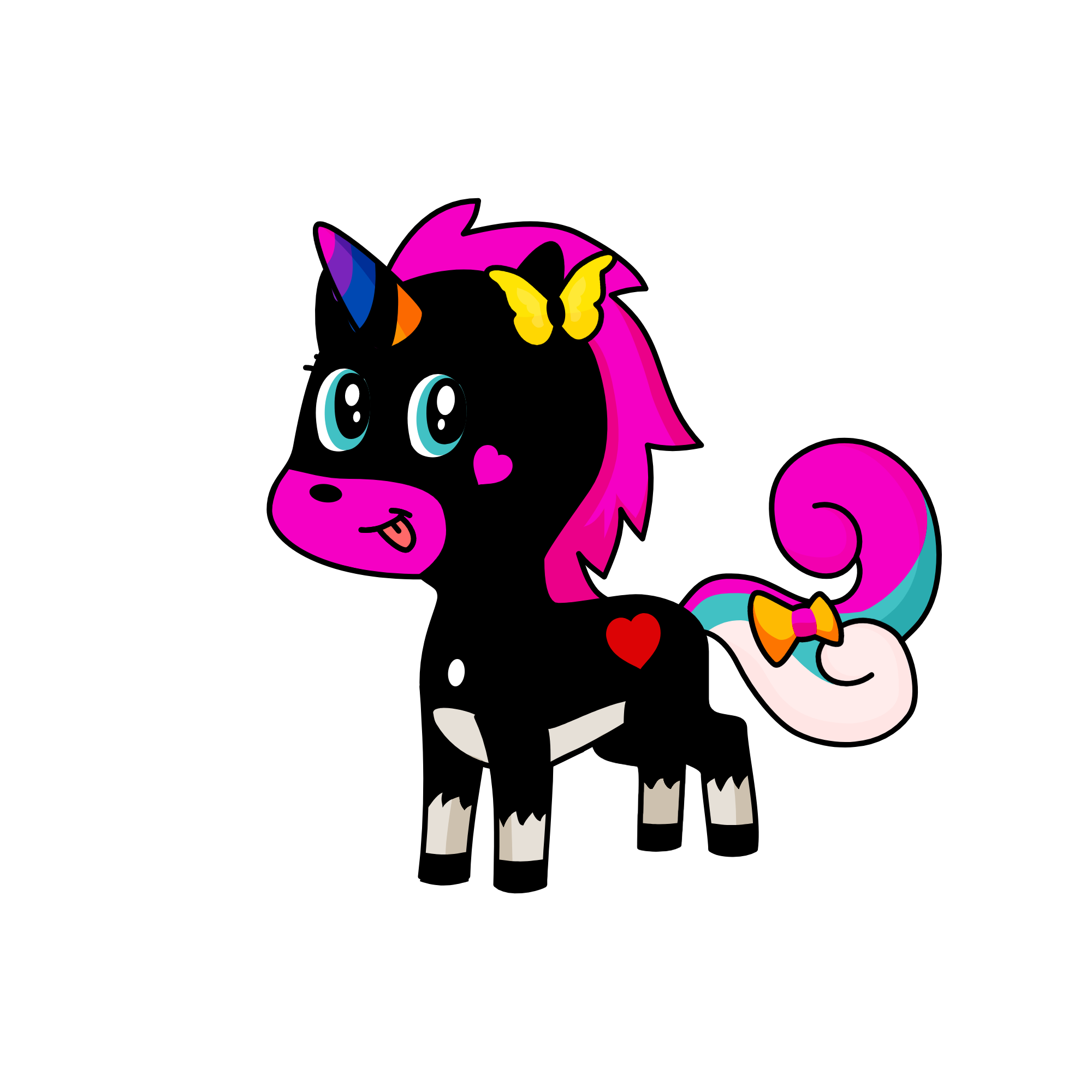 Midnight, the unicorn
