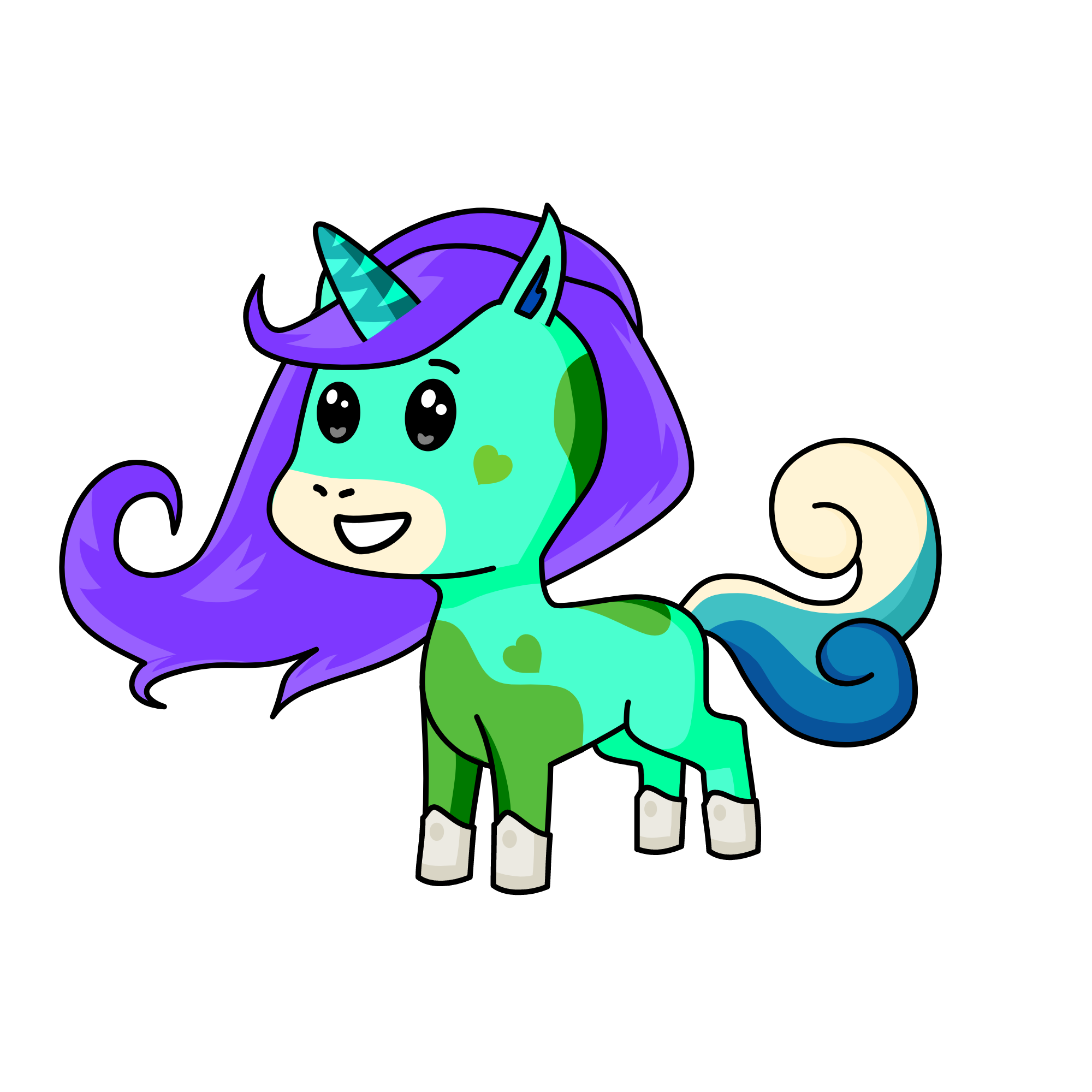 Chibi, the unicorn