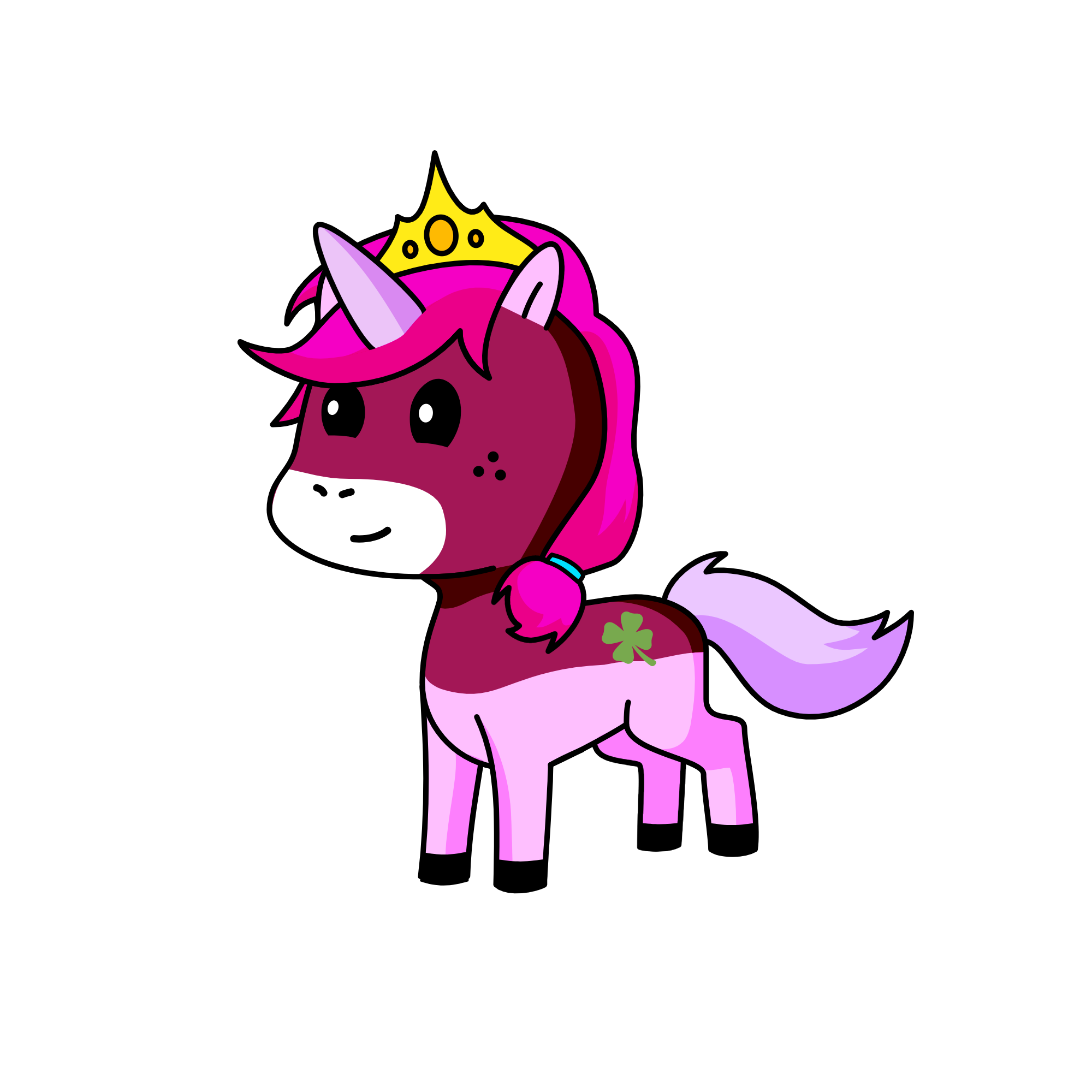The lucky unicorn (It can save your life and make happy and dream your fav things), the unicorn