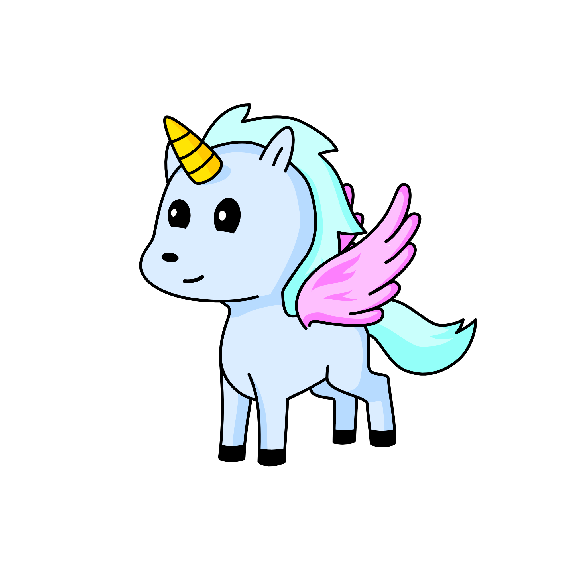 Blyepi, the unicorn