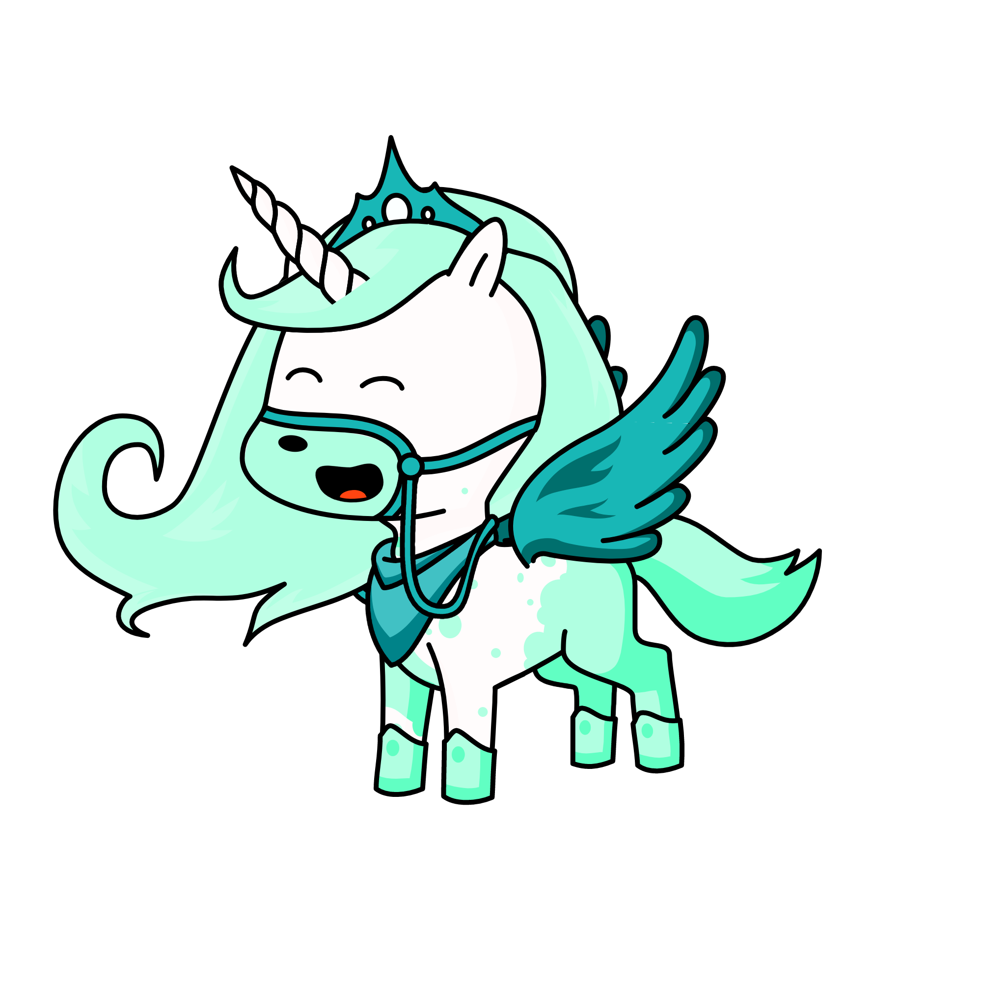 Winter, the unicorn