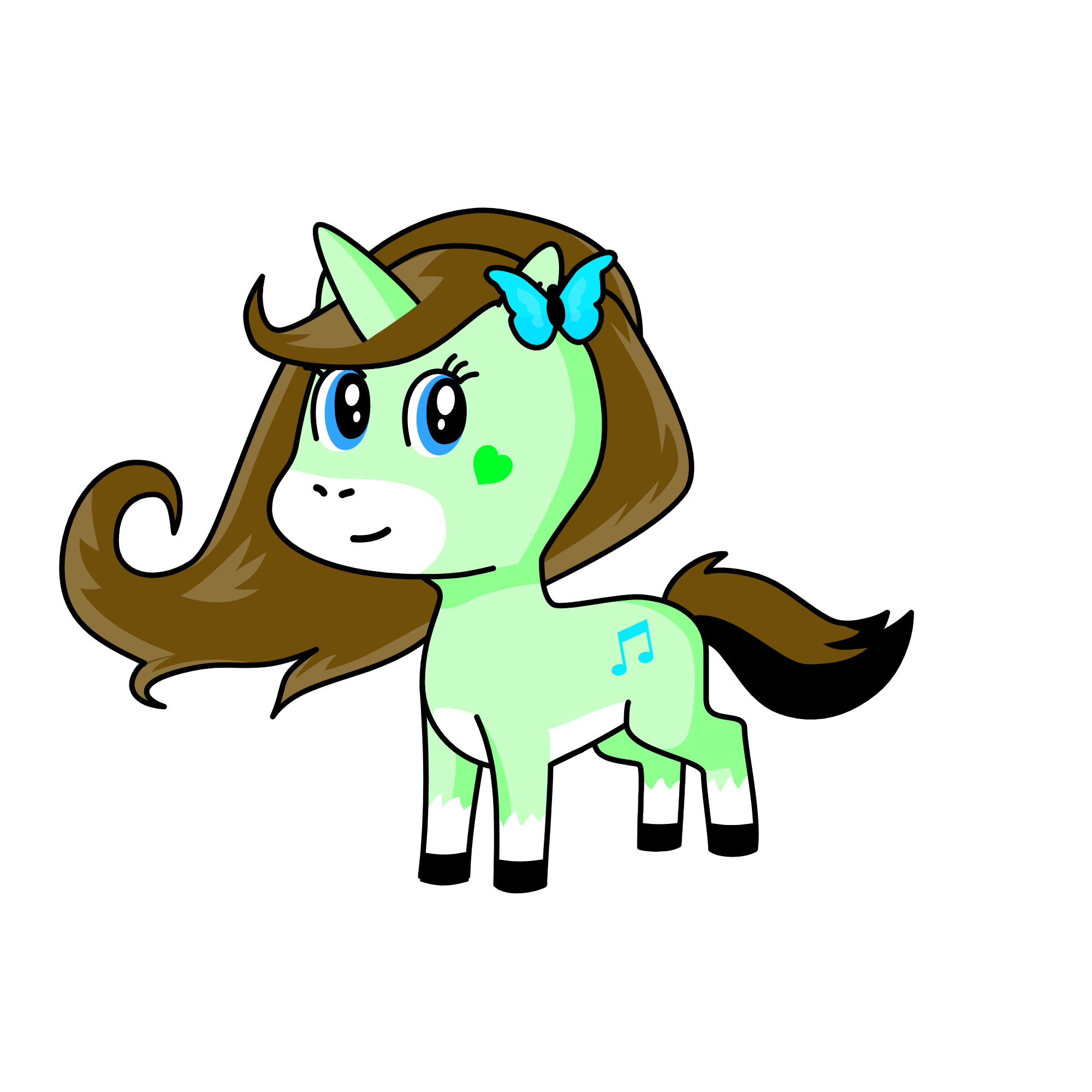 Buttershy, the unicorn