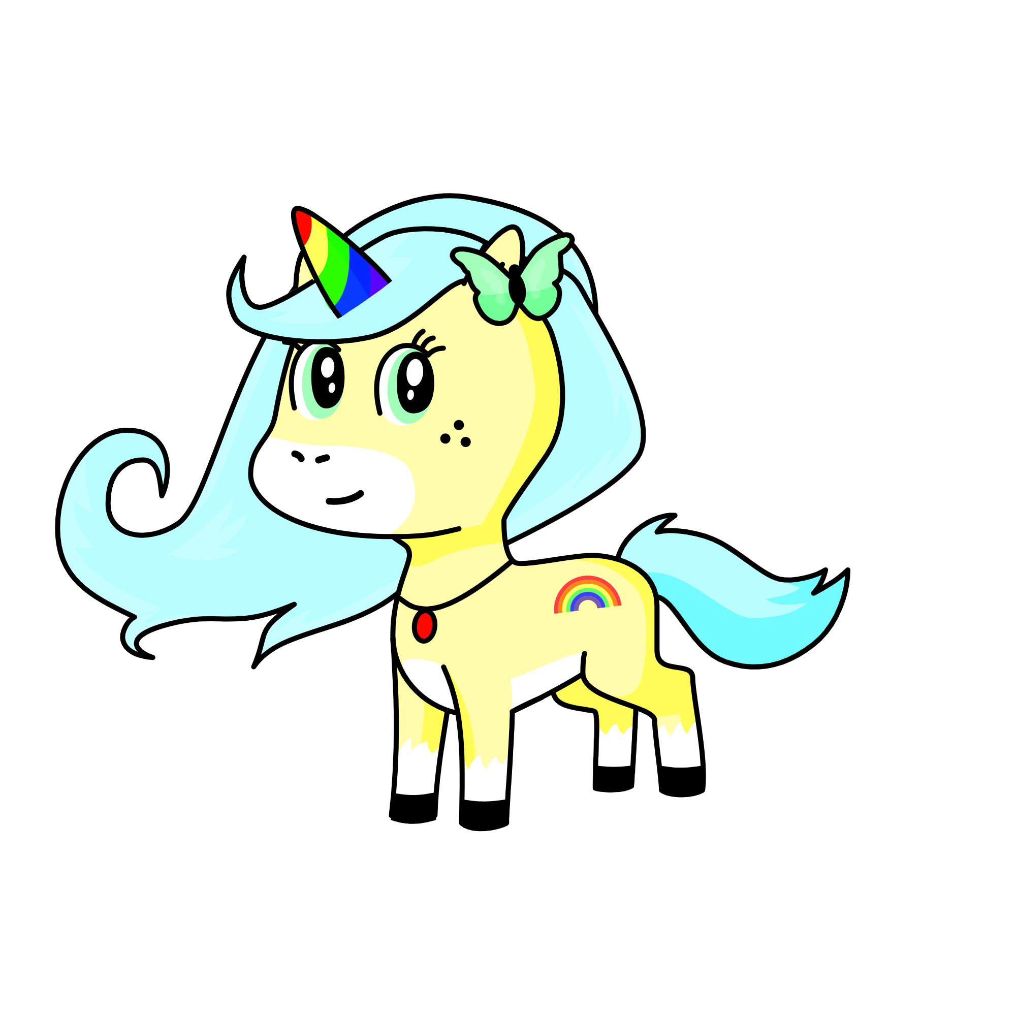 Little Stalker, the unicorn