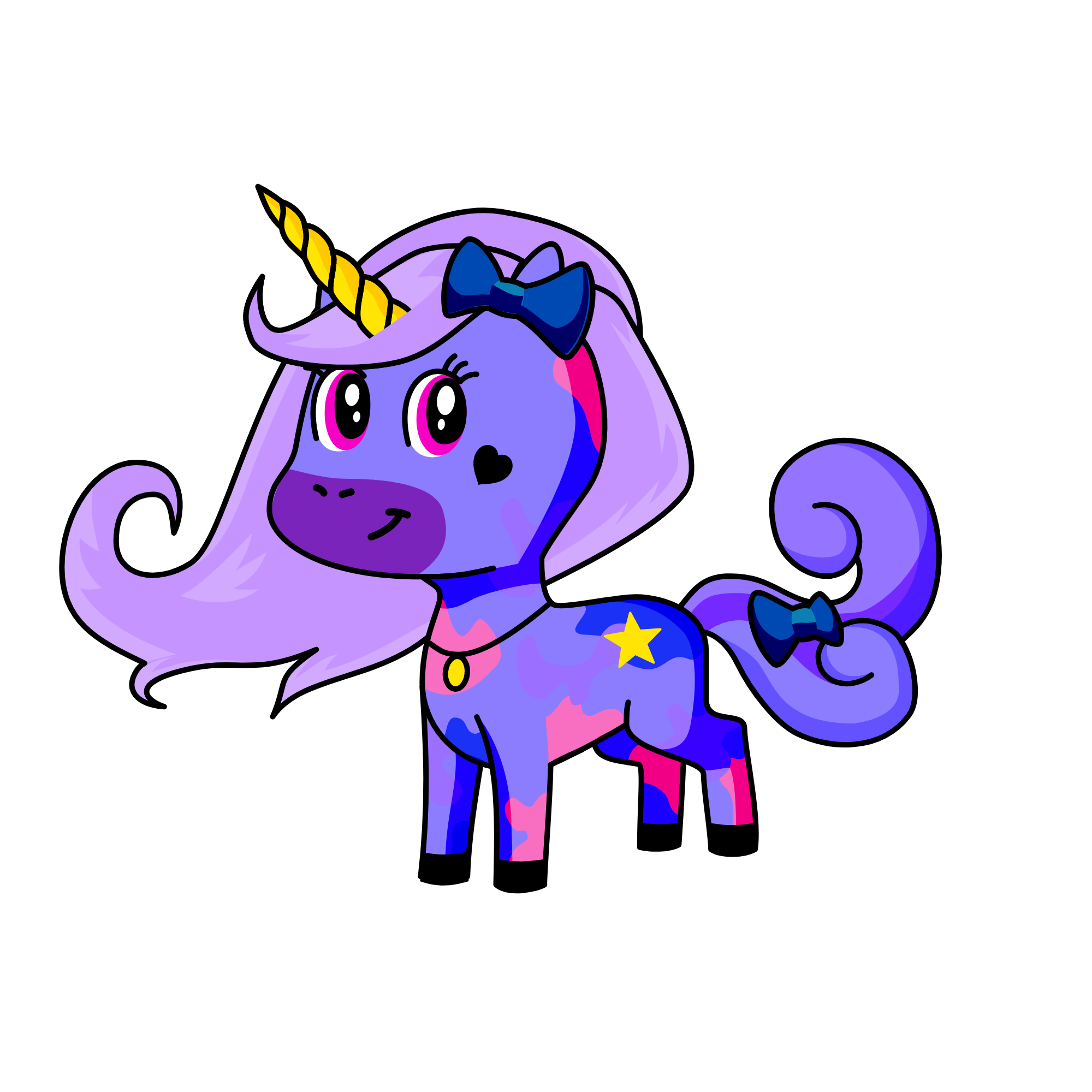 Cloud queen, the unicorn
