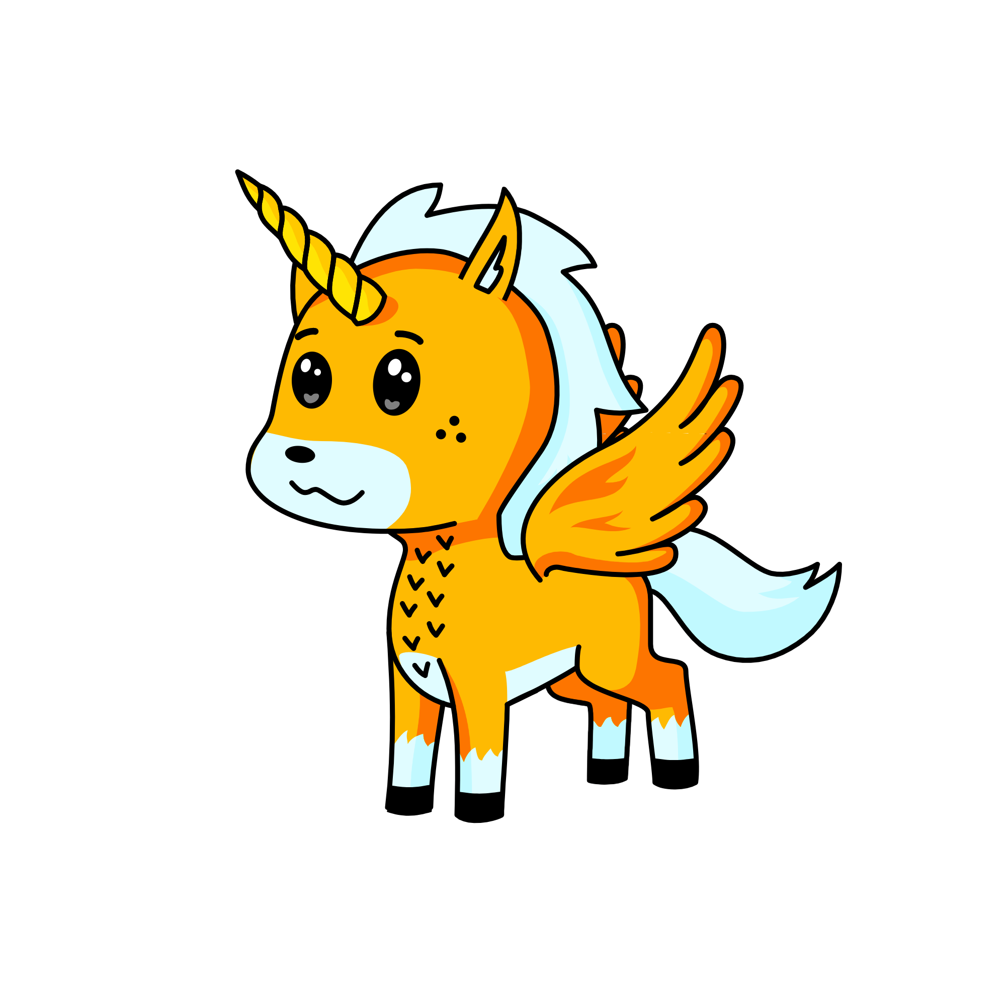 Foxy, the unicorn