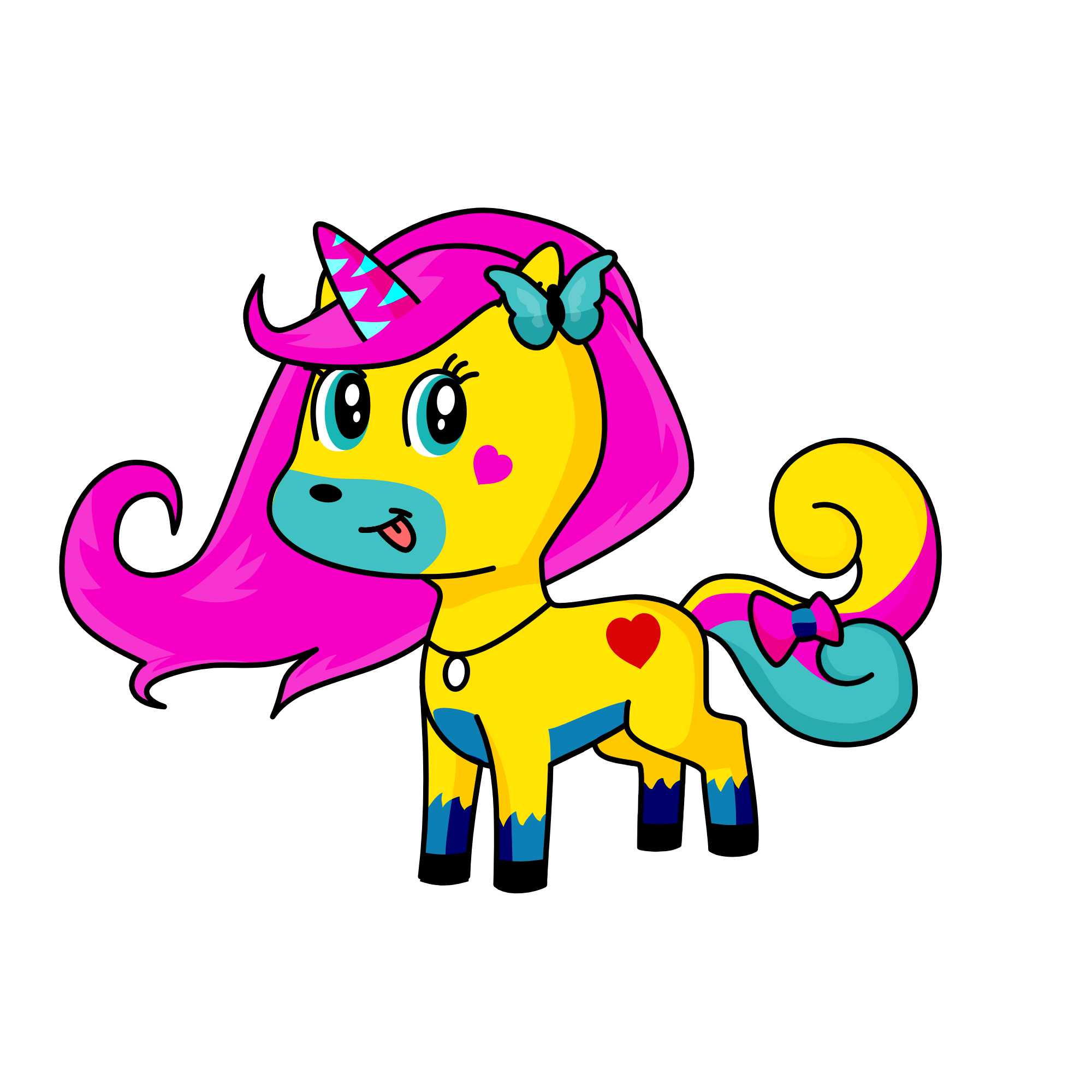 Buttercup, the unicorn
