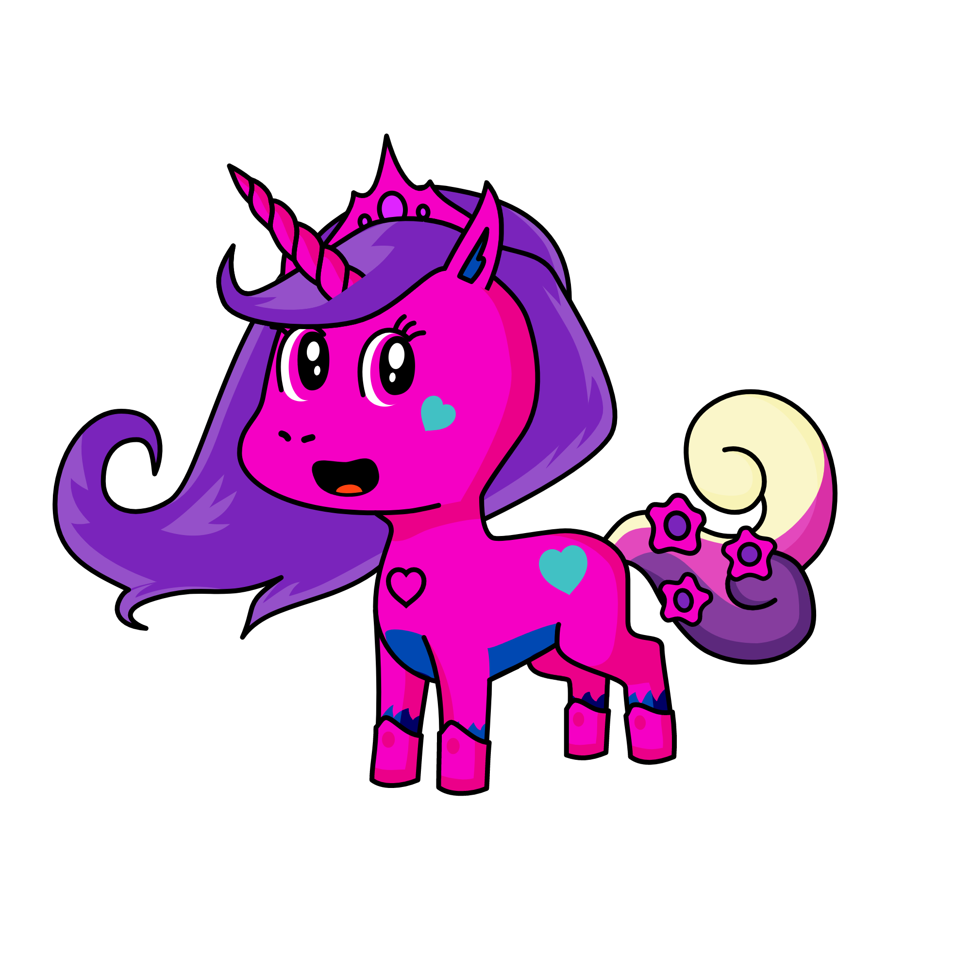 Queen Keondra., the unicorn