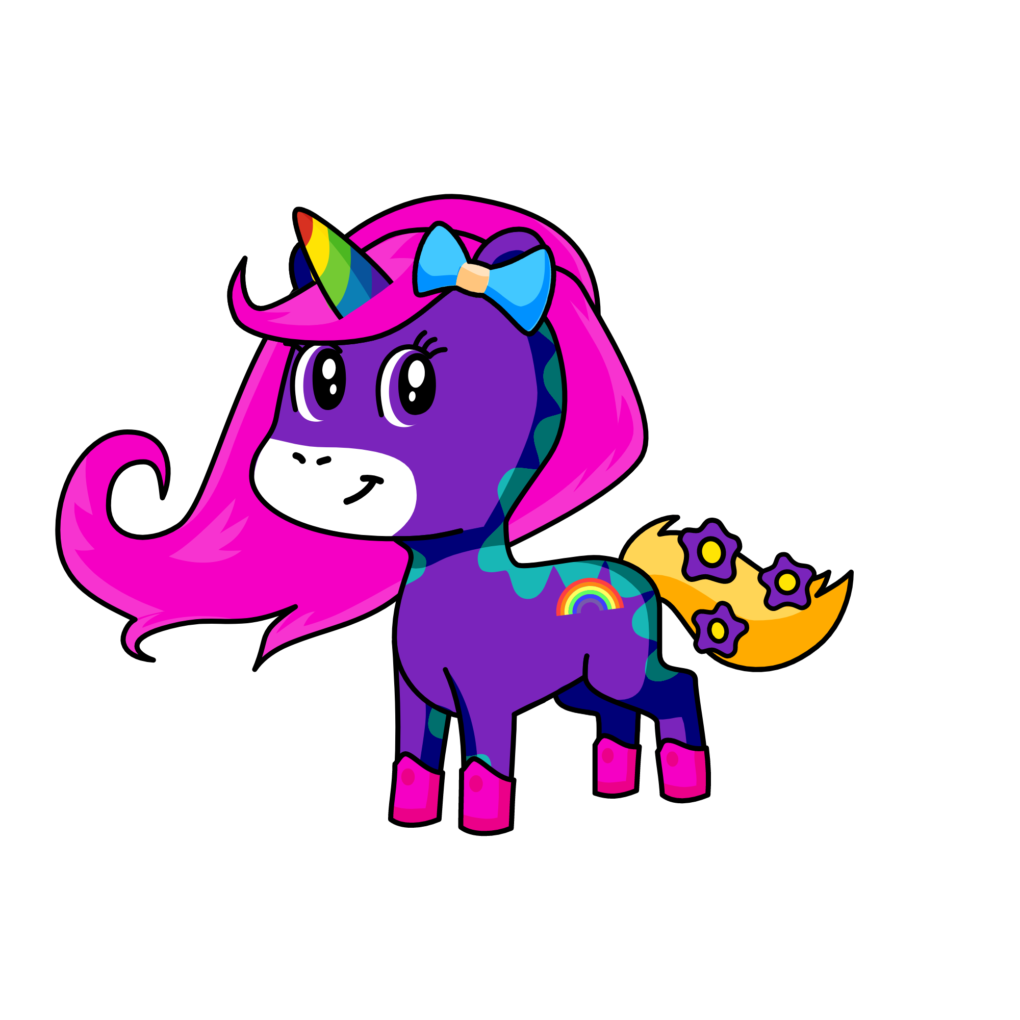 night lilly, the unicorn