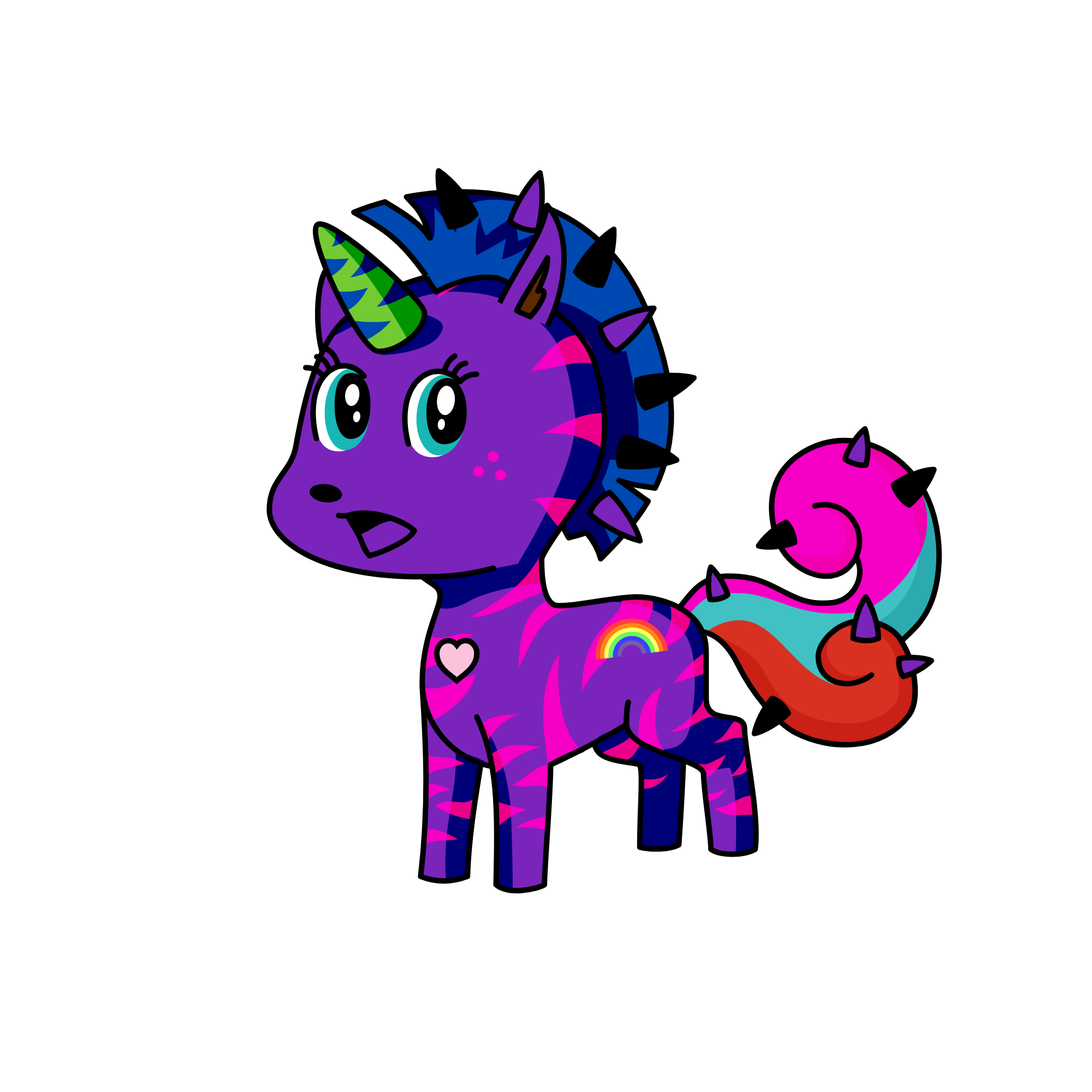 momi, the unicorn