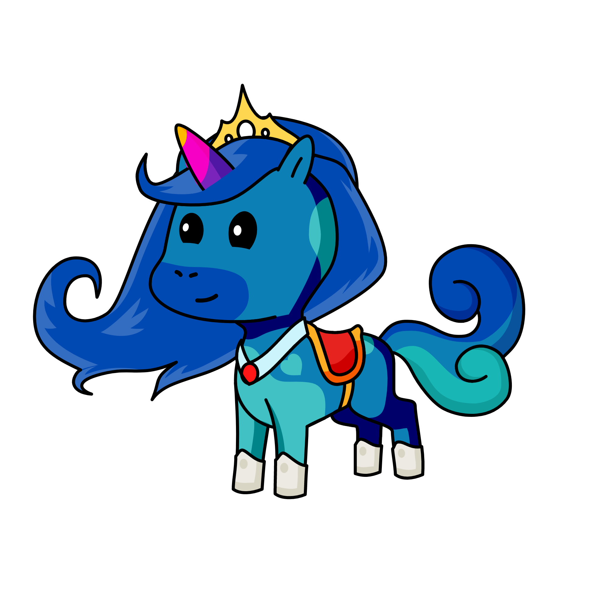 bluebonnet, the unicorn