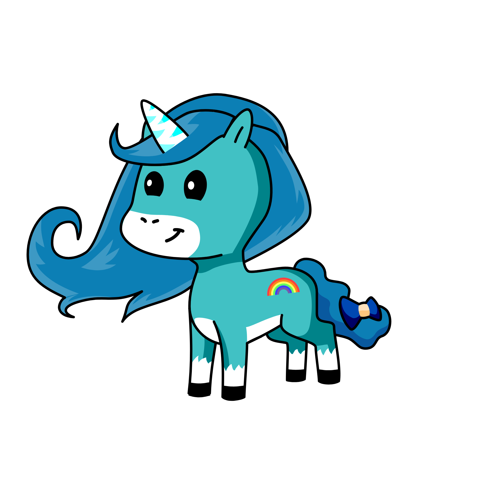 SNOW BALL, the unicorn