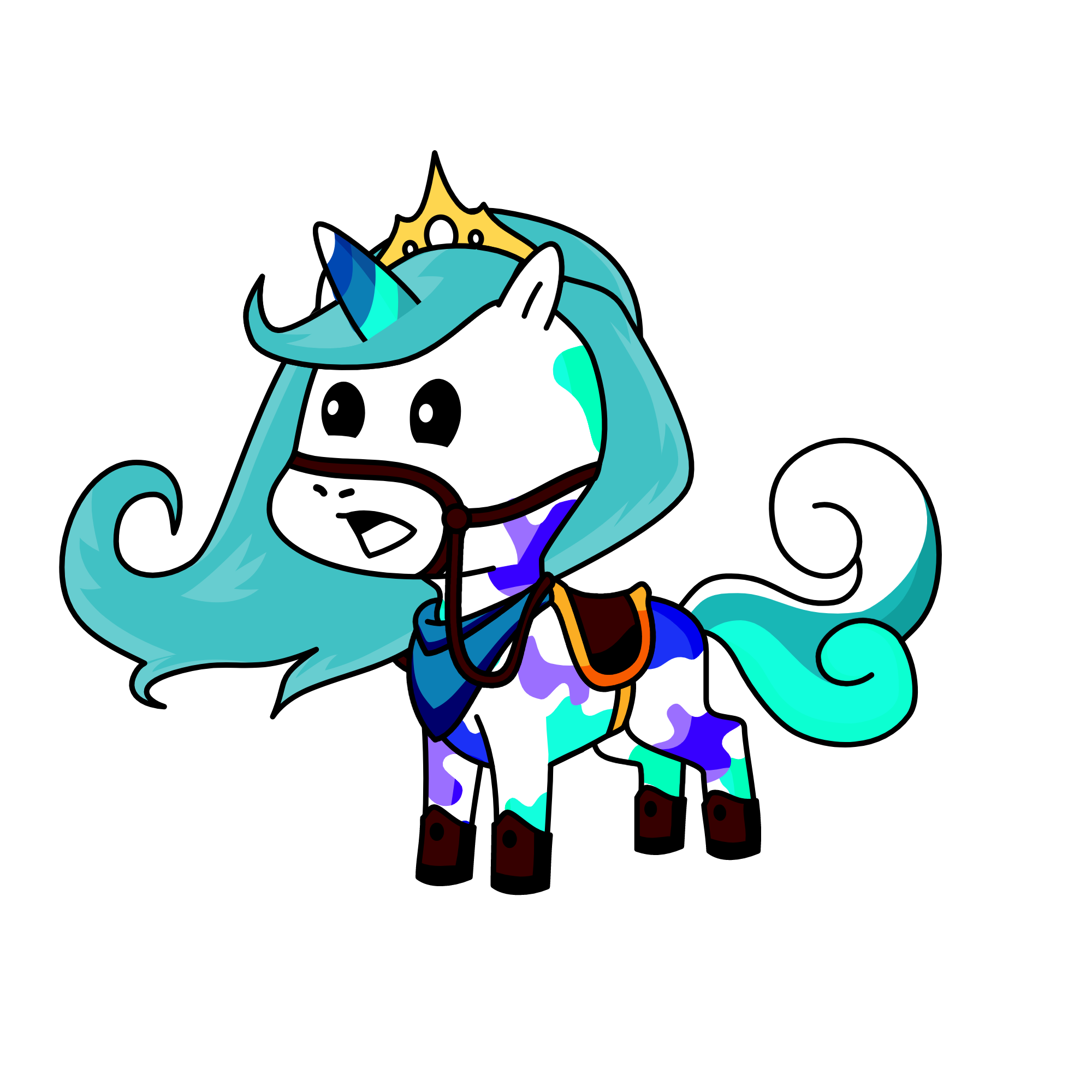 Princess Snow, the unicorn