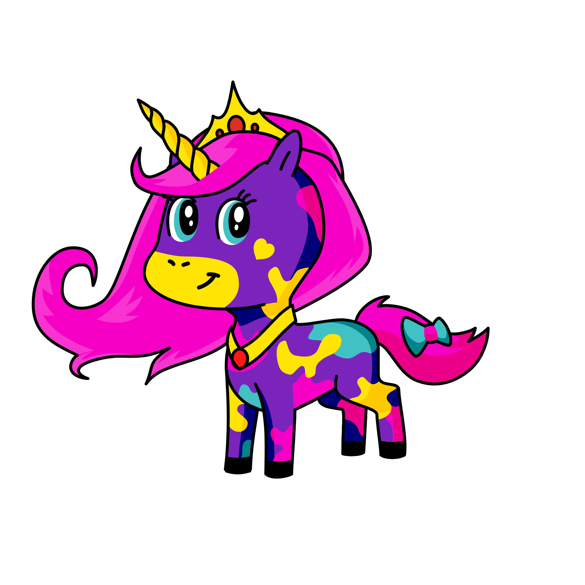 princesses luna, the unicorn