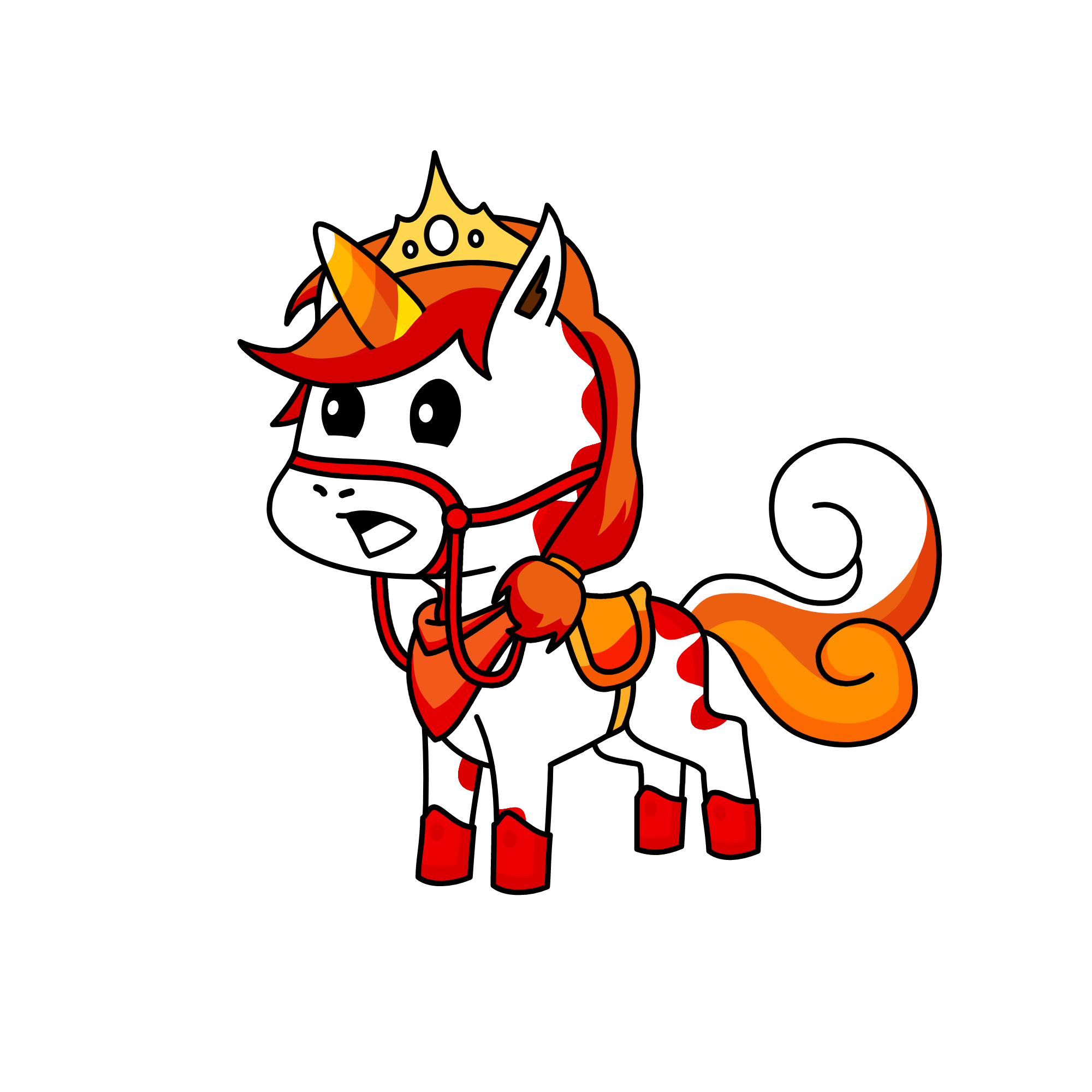 Princes Fire, the unicorn