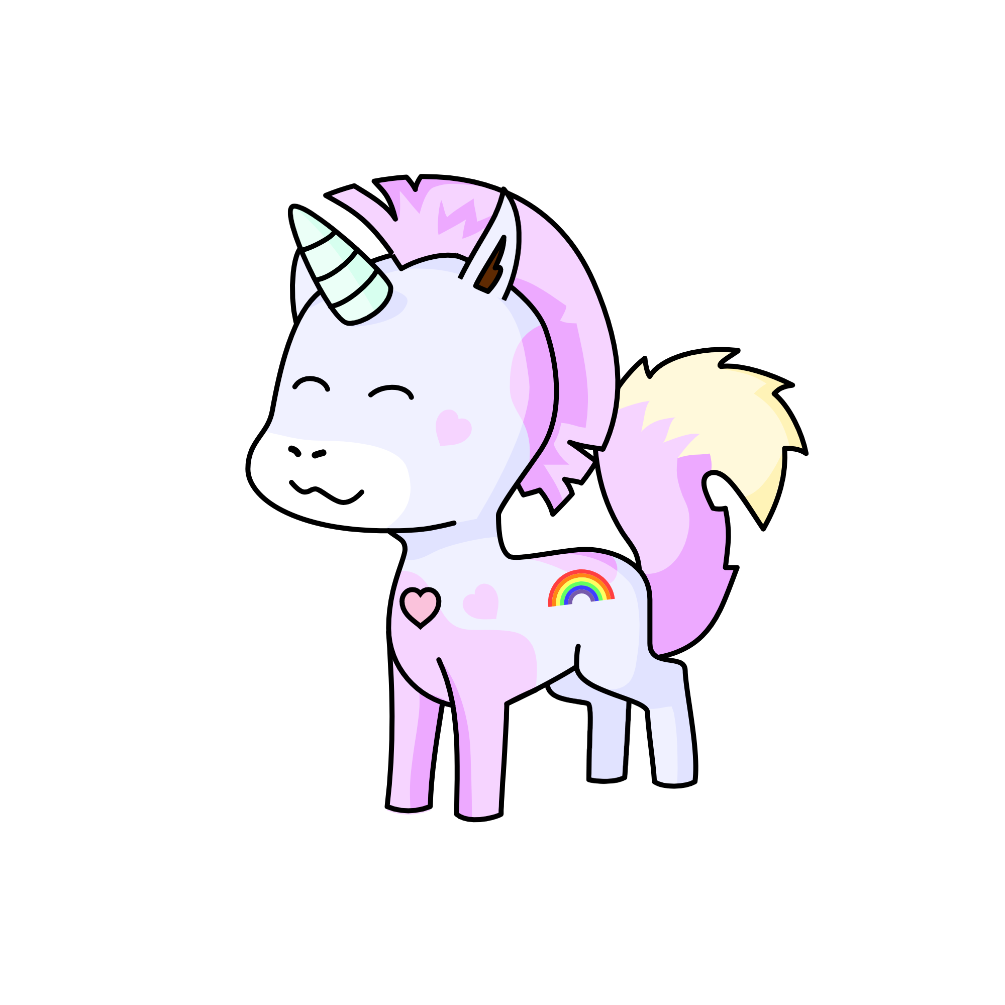 Cotten candy, the unicorn